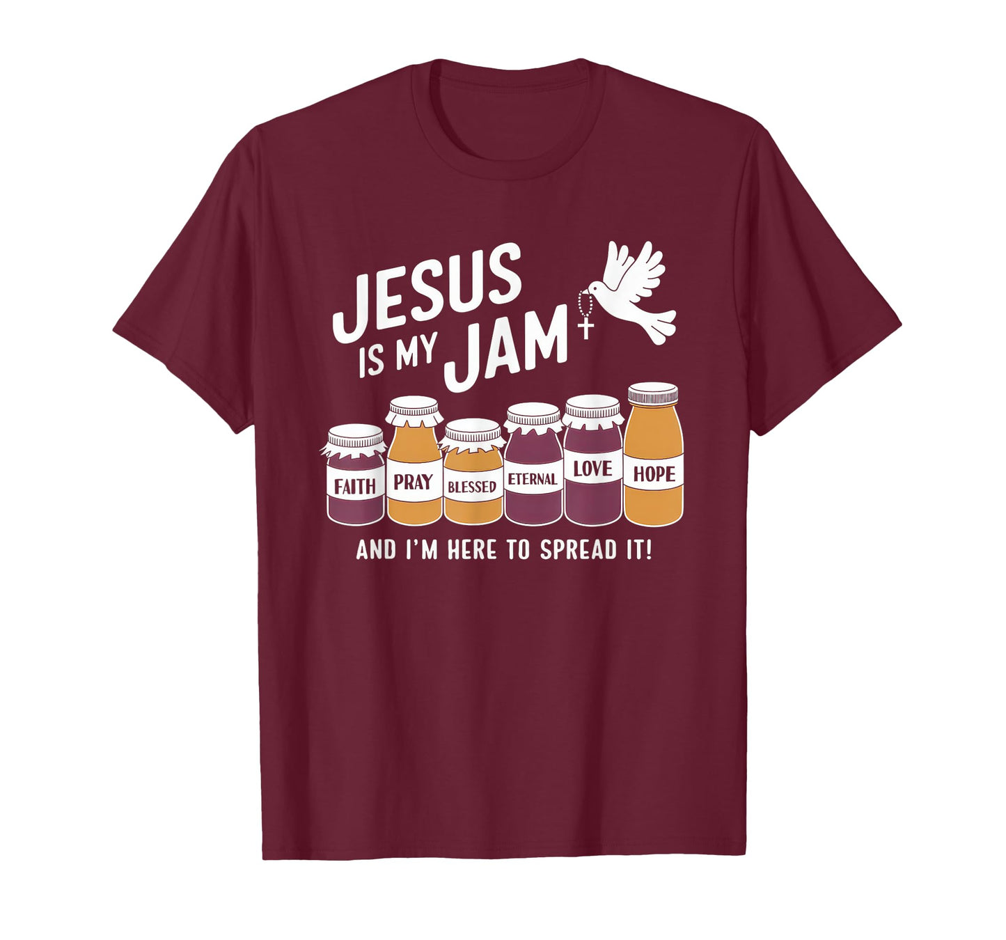 Jesus is My Jam Tshirt Men Women Christian Bible Verse T-Shirt