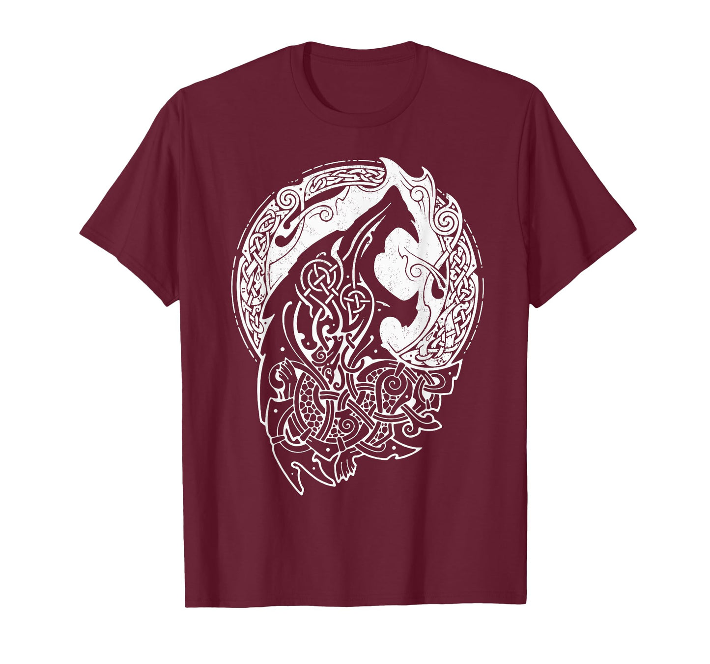 Wolf Celtic Proud Viking Warrior Nordic Mythology T-Shirt