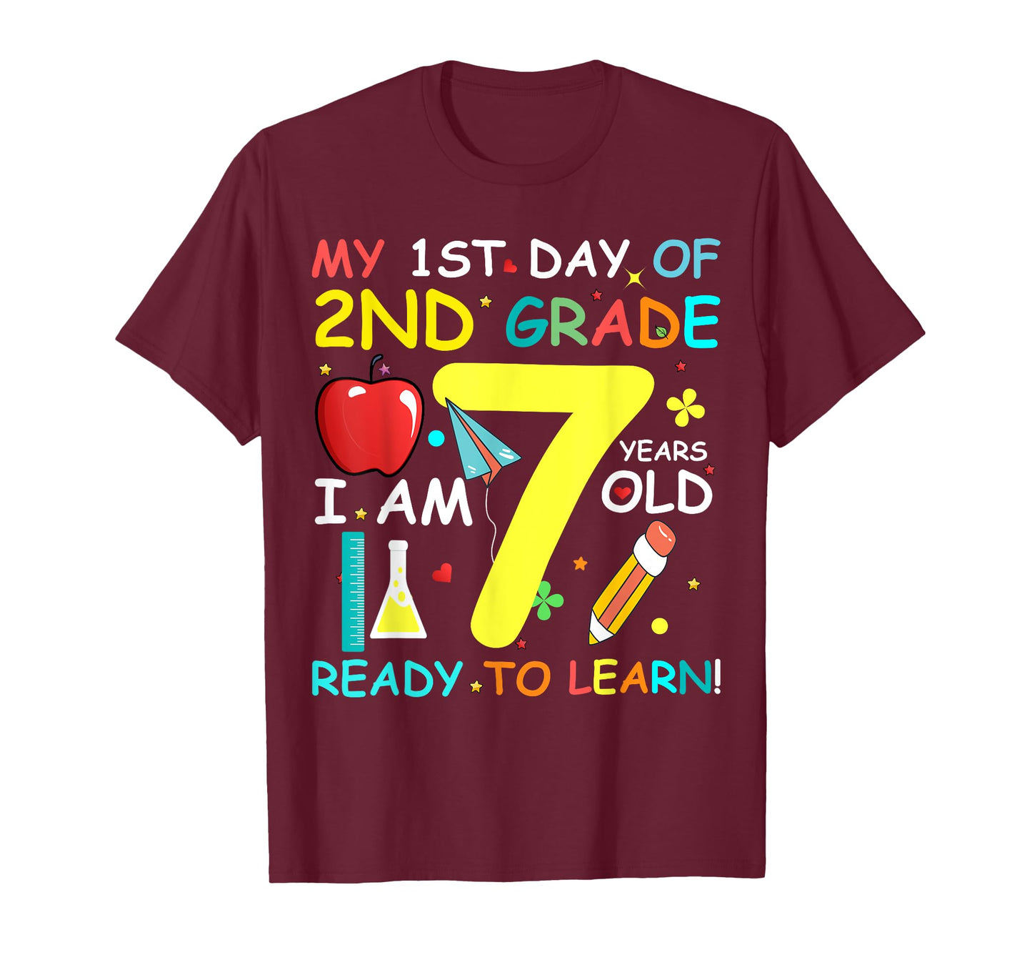 Back To School 2nd Grade Boys Girls First Day Of School T-Shirt