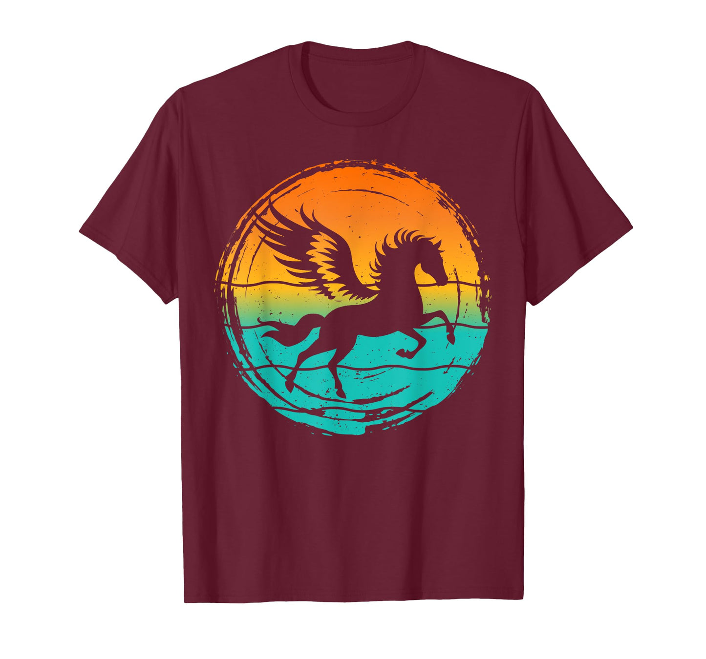 Greek Mythology Pegasus Wings Horse Stallion Vintage T-Shirt