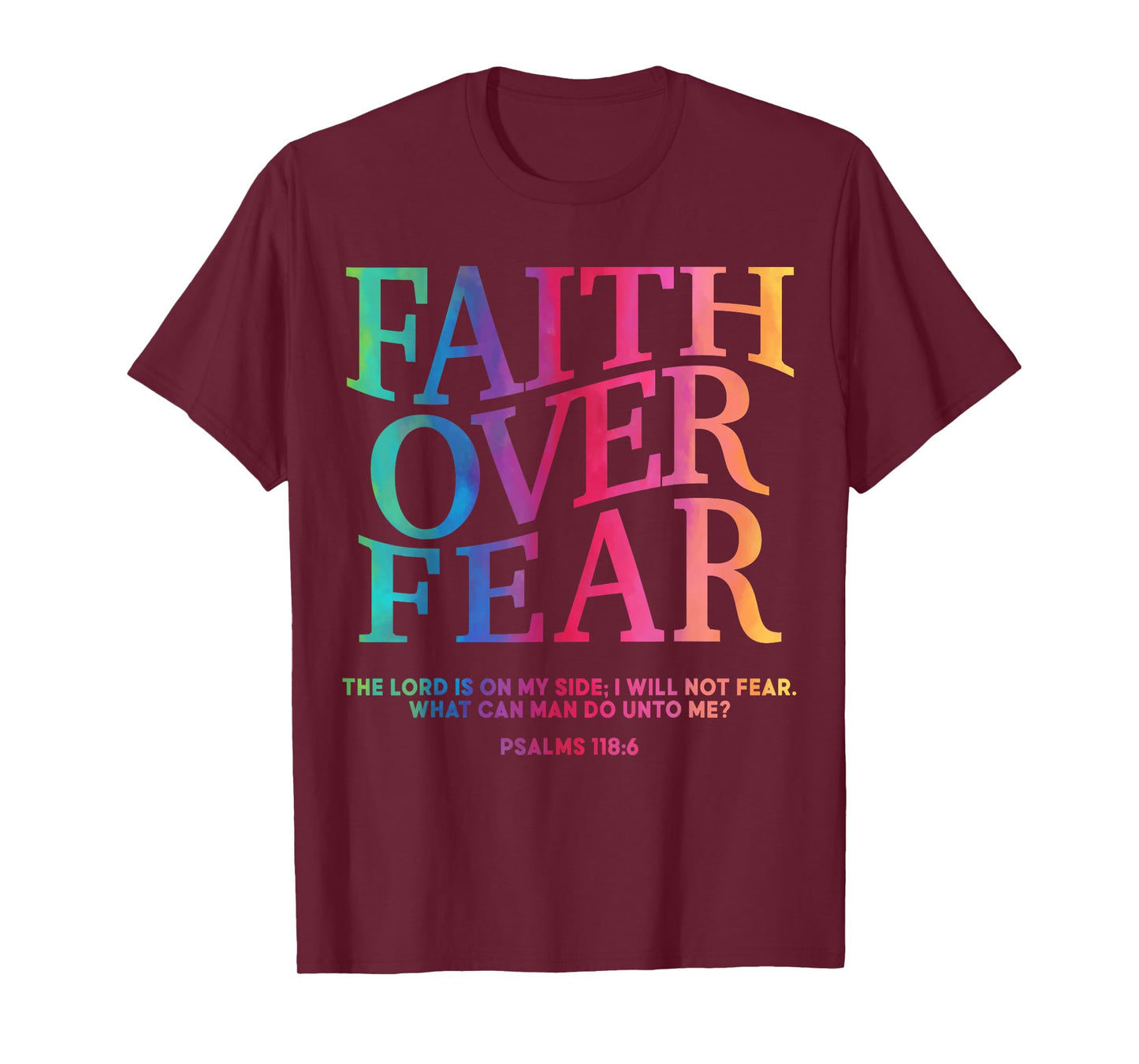 Faith Over Fear Christian Jesus Toddler God Son Sister Boys T-Shirt
