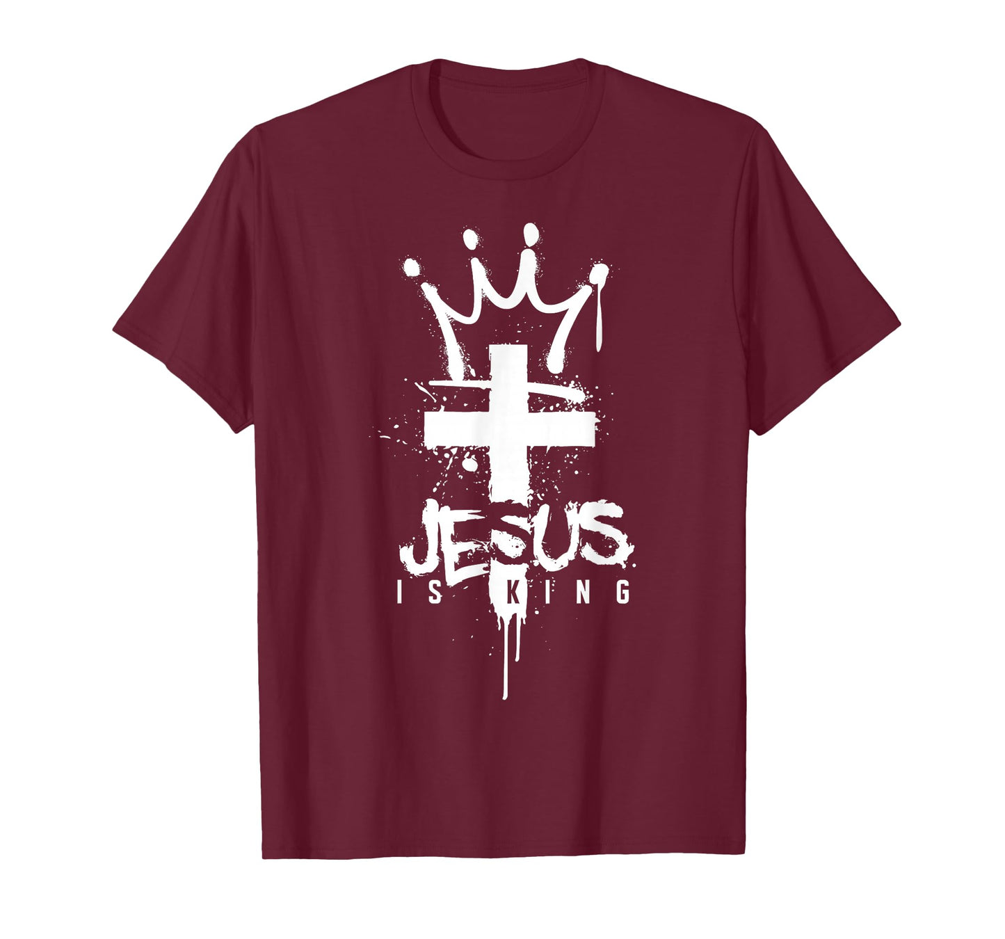 Jesus is King Bible Verse Christian God Religious T-Shirt
