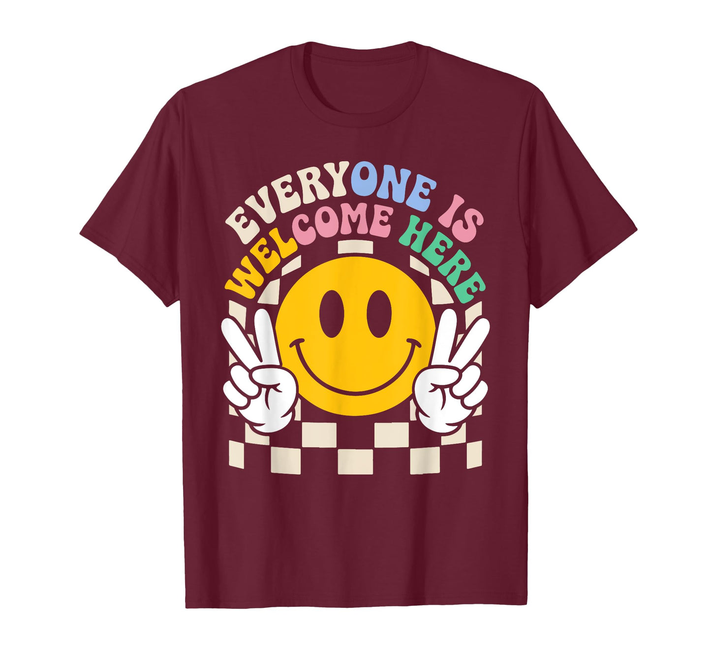 Everyone Is Welcome Here Idaho Teacher Inclusion Diversity T-Shirt