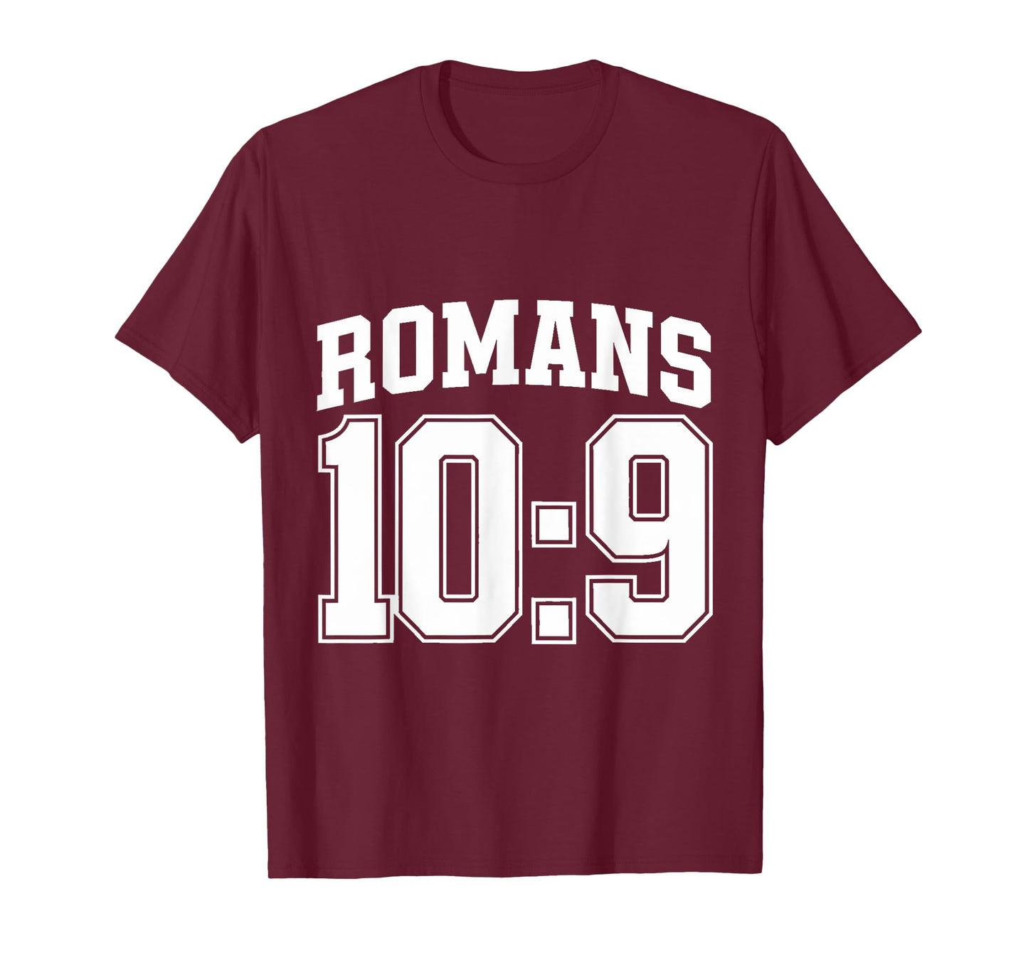 Romans 10:9 Sports Jersey Christian Motivation Apparel T-Shirt