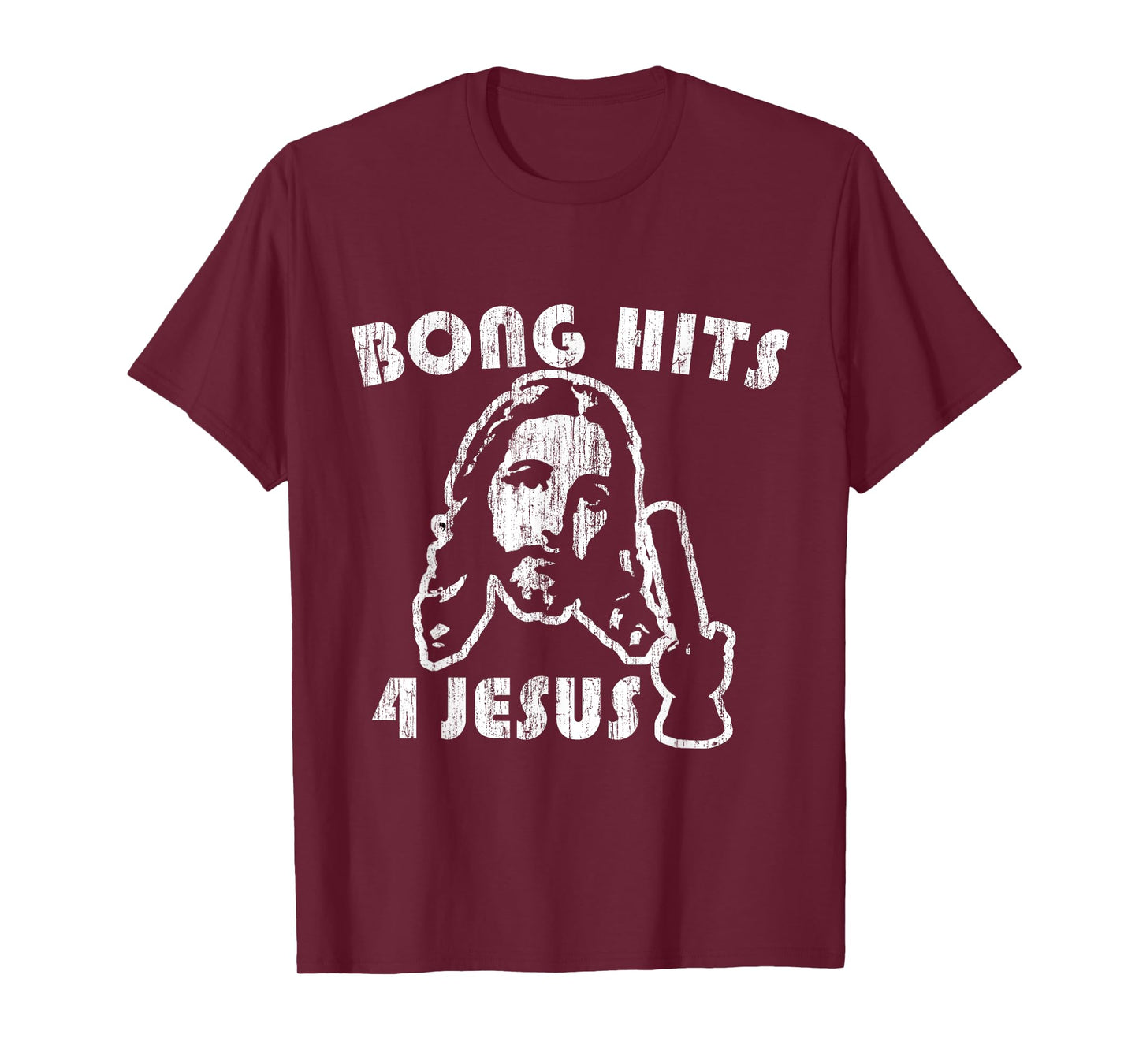 Flippin Sweet Gear Bong Hits 4 Jesus Unisex Adult T-Shirt Black Small