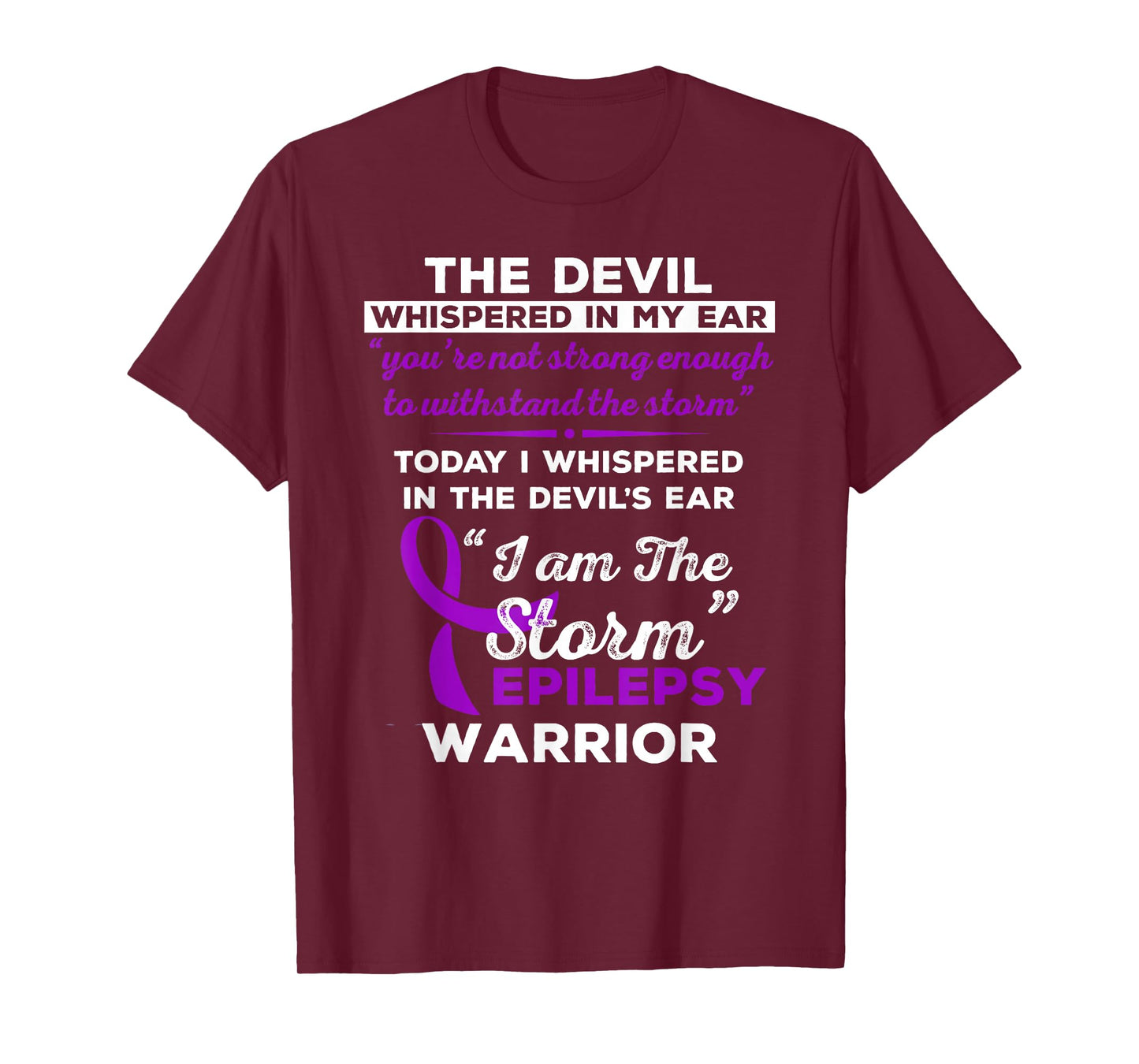I Am the Storm Epilepsy Warrior T-Shirt T-Shirt