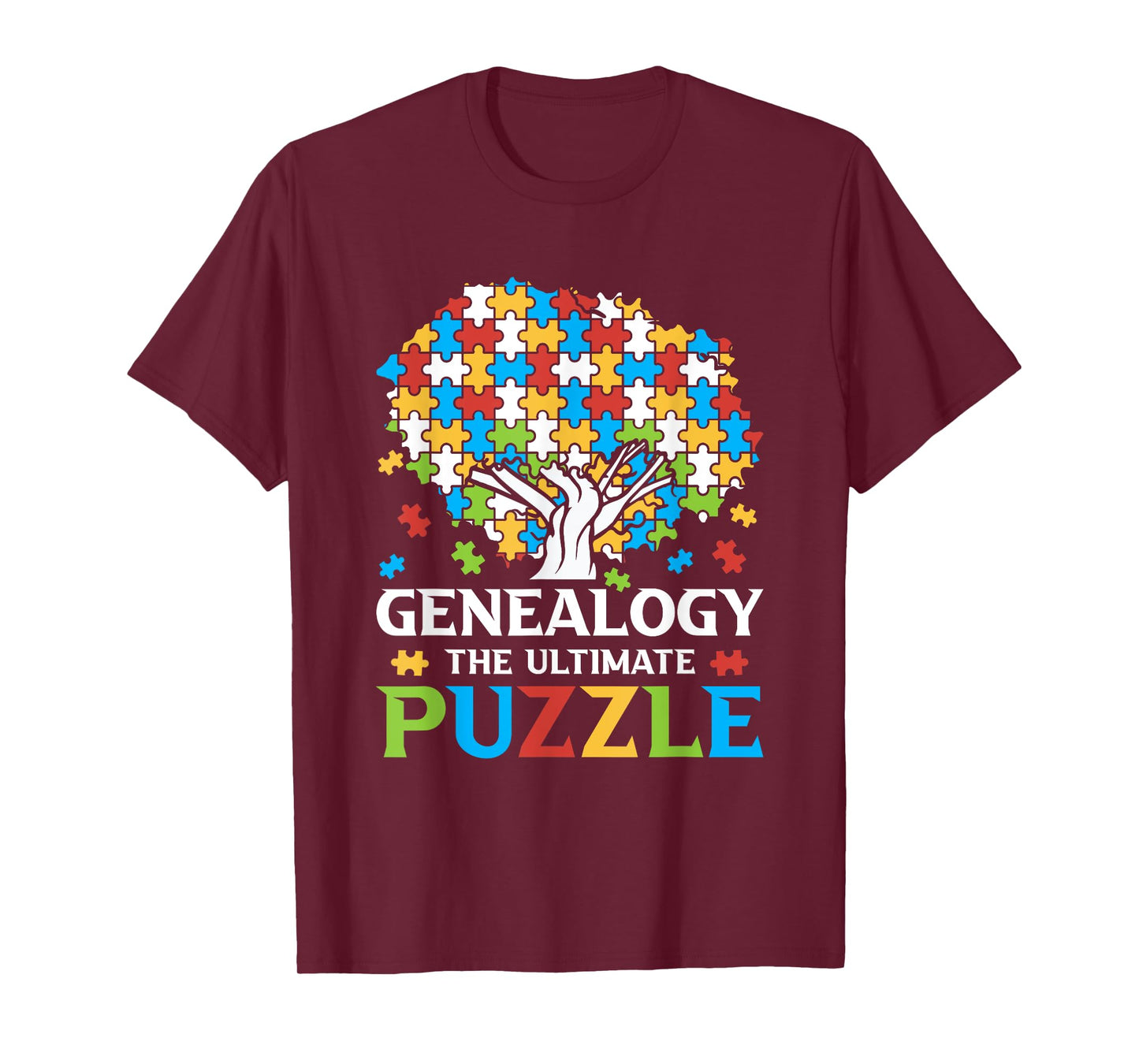Genealogy The Ultimate Puzzle - Family History Ancestry T-Shirt