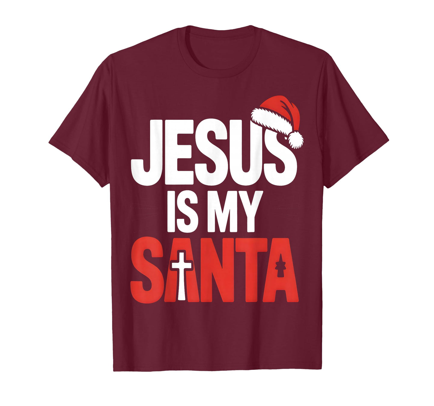 Jesus is My Santa Christian Christmas T-Shirt