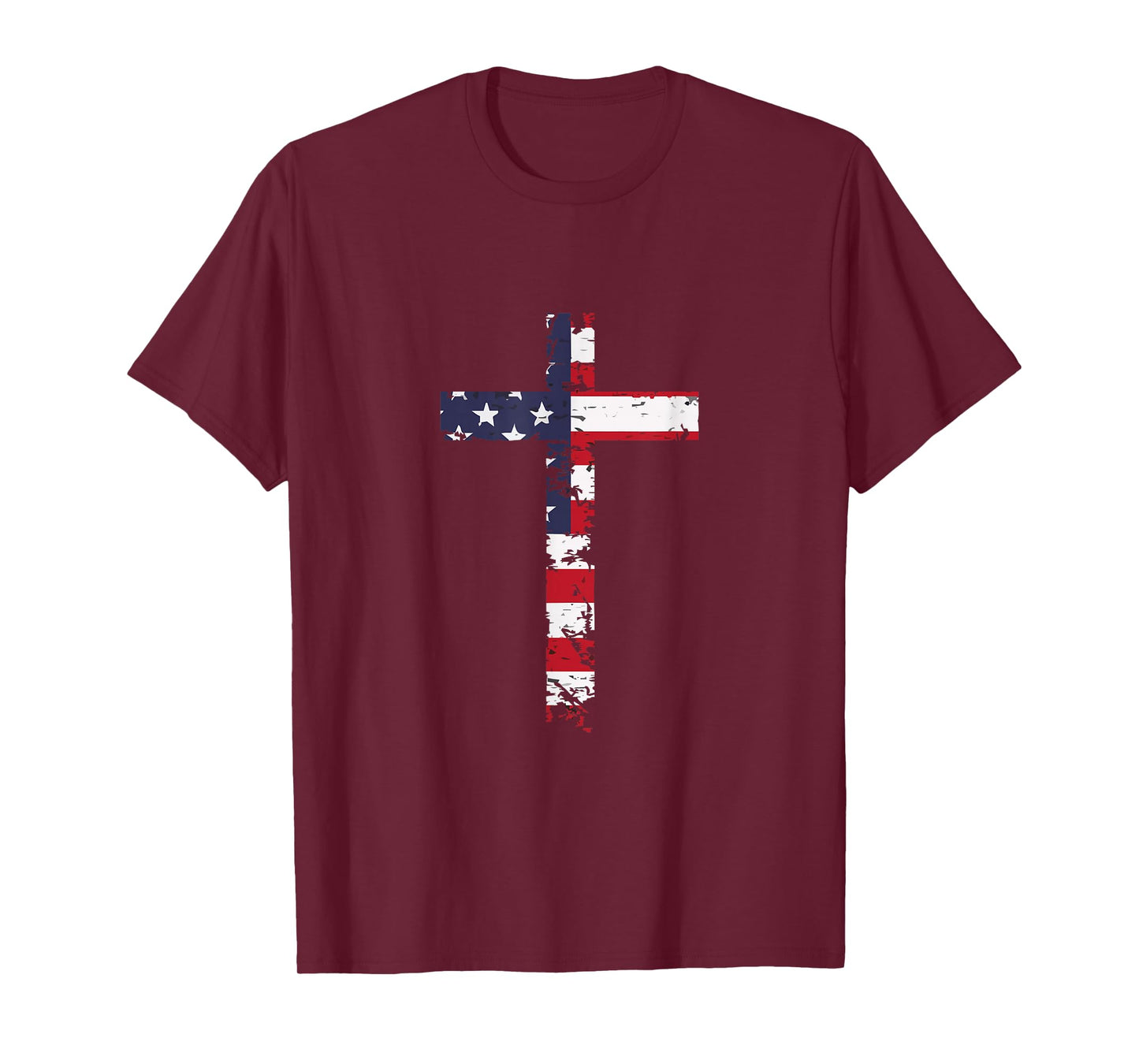 USA Flag Cross T-Shirt