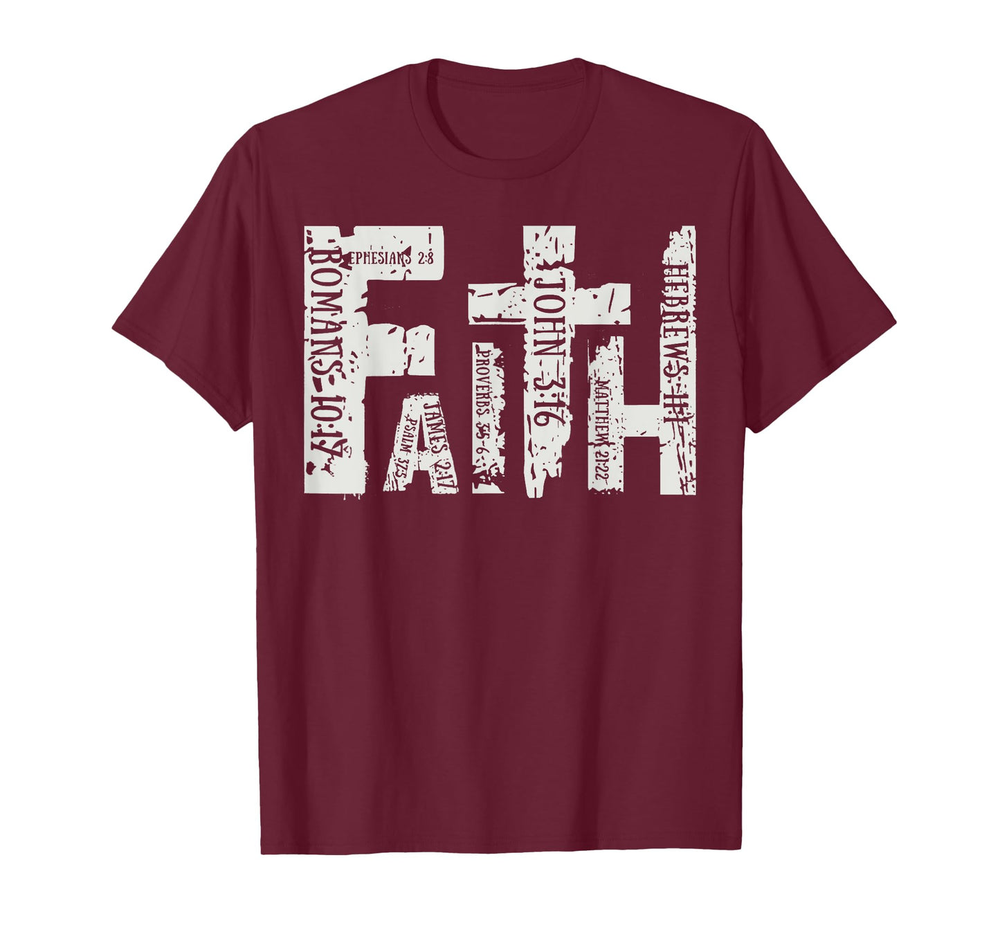 Faith Over Fear Christian Jesus Faith Retro Christian T-Shirt