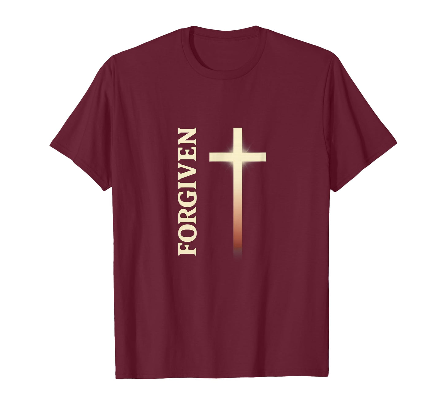 Forgiven | Cross Christian Faith - Simple and Modern T-Shirt