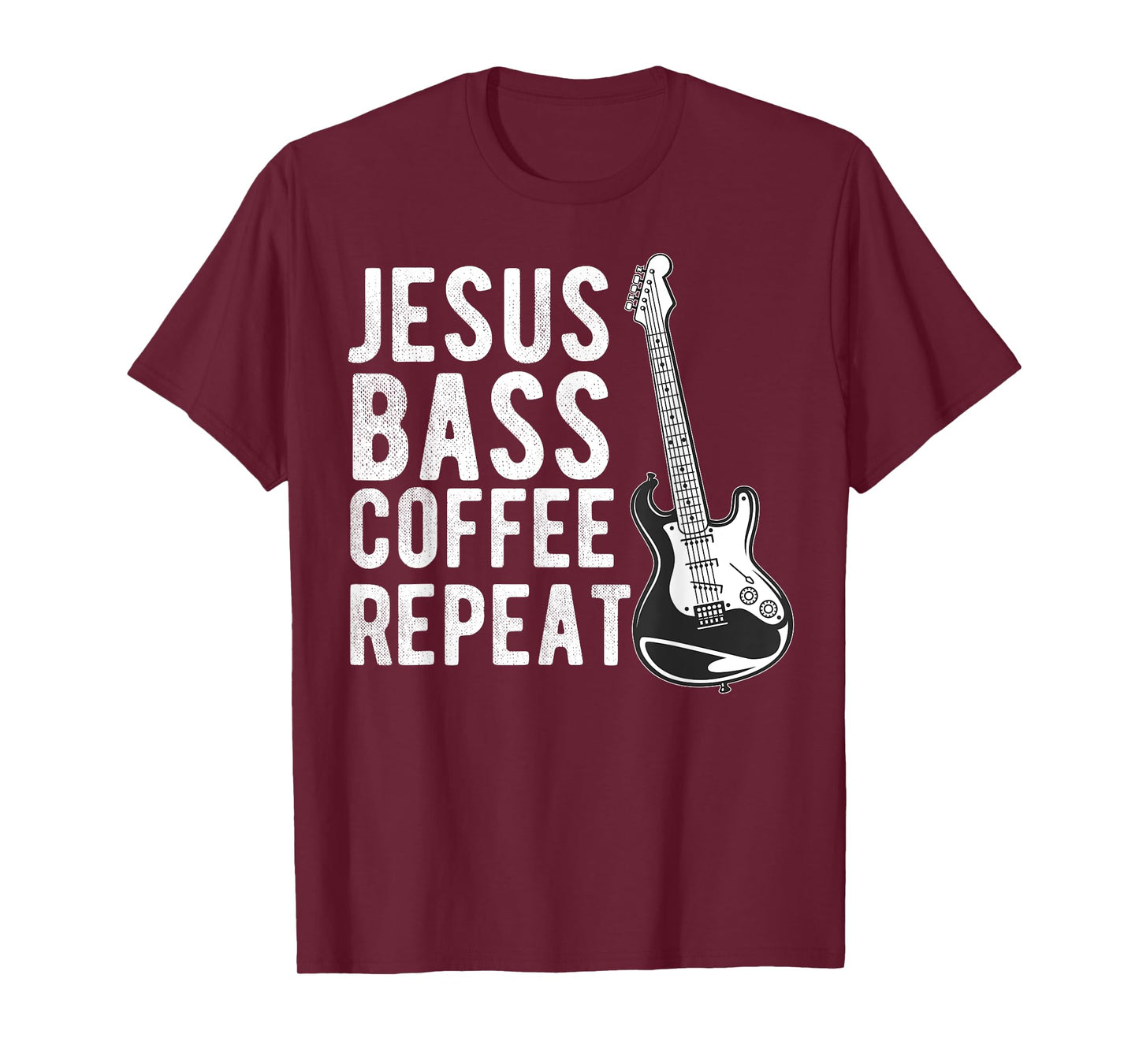 Christian Bass Guitar Player Worship Jesus Bassist Music T-Shirt