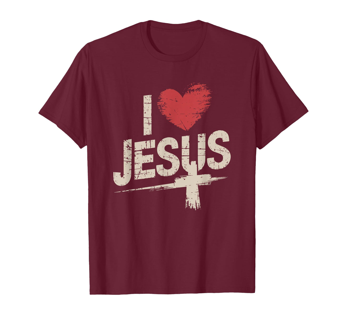 I Love Jesus, Christian Believer and God Christianity T-Shirt
