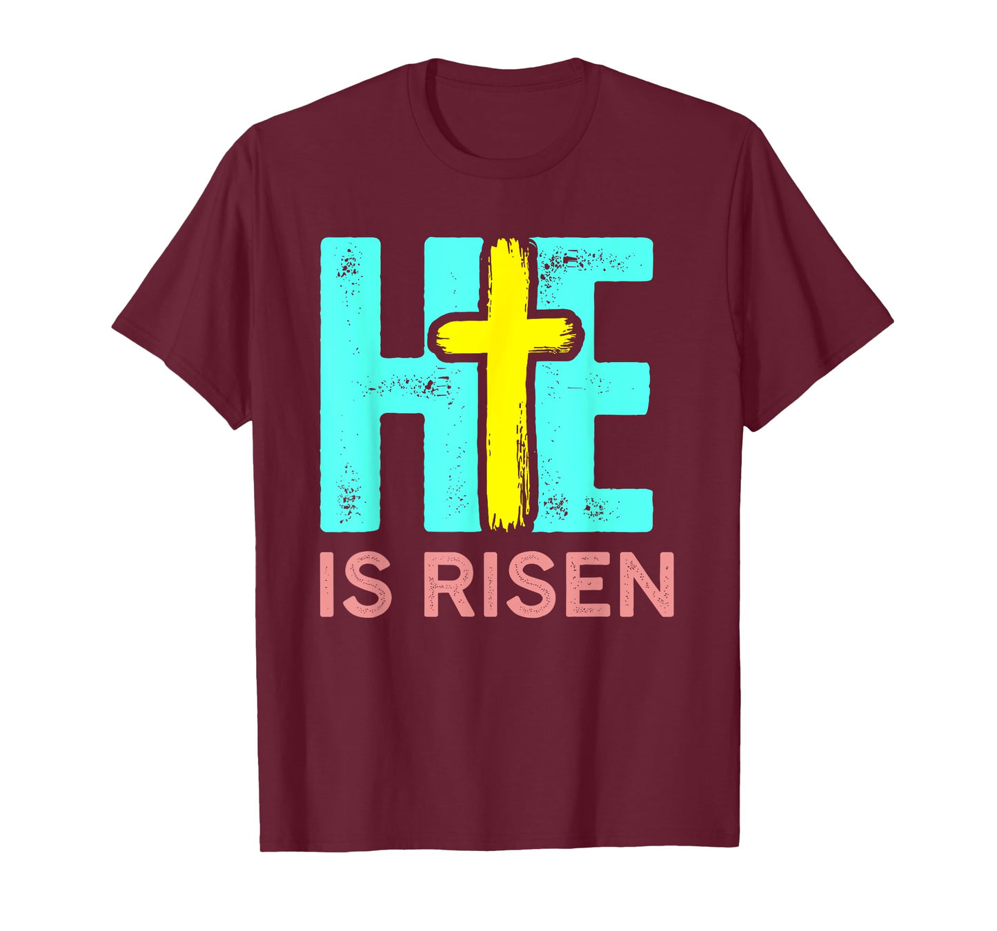 He is risen christian jesus cross for easter T-Shirt