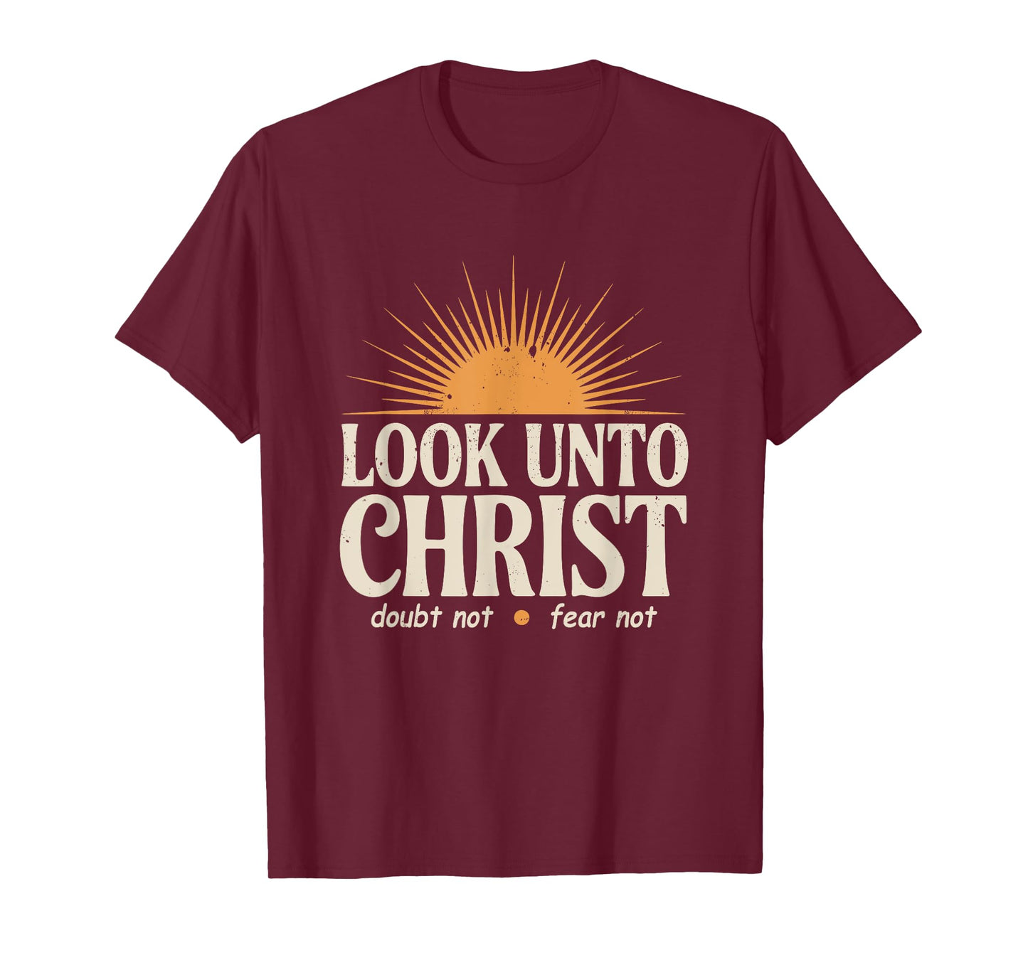 Look Unto Christ With Sun 2025 Youth Theme LDS Christian T-Shirt