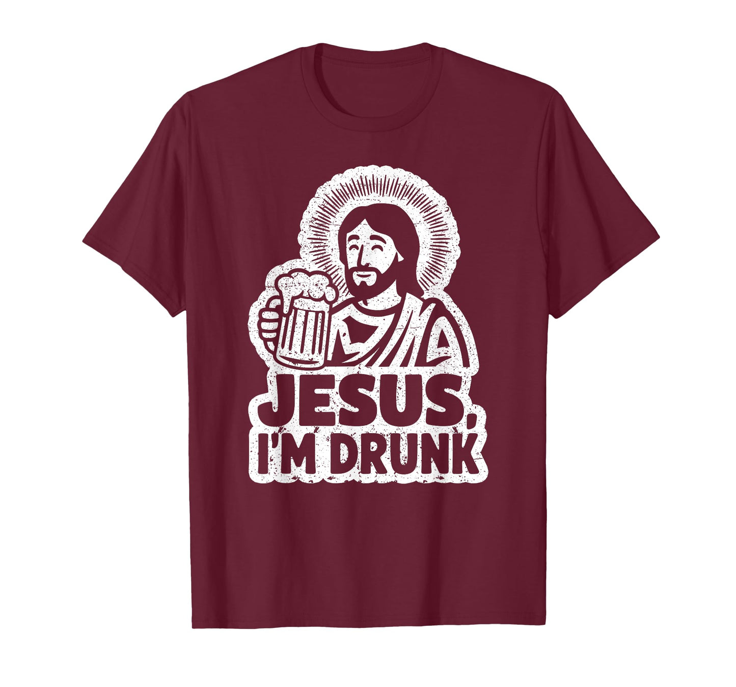 Jesus I'm Drunk Party Drinking Humor Pun Fun T-Shirt