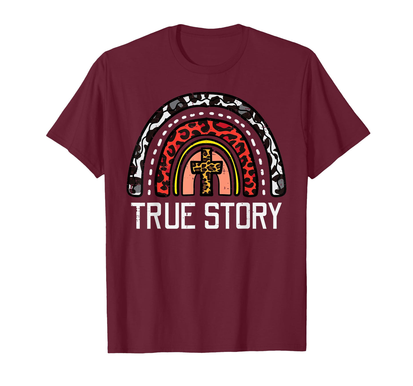 True Easter Story Rainbow Religious Christian Women Girls T-Shirt
