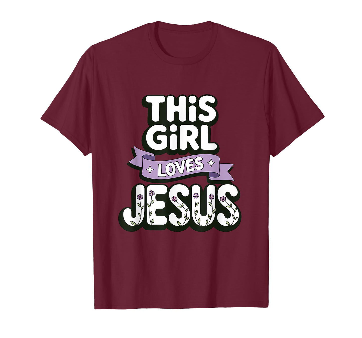 This Girl Loves Jesus Christian Girl Jesus T-Shirt