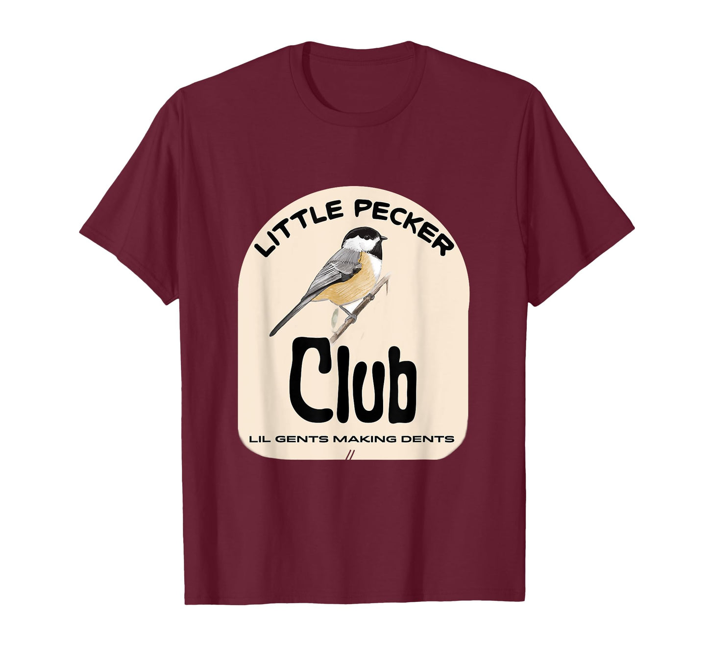 Little Pecker Club Hilarious Woodpecker Meme T-Shirt