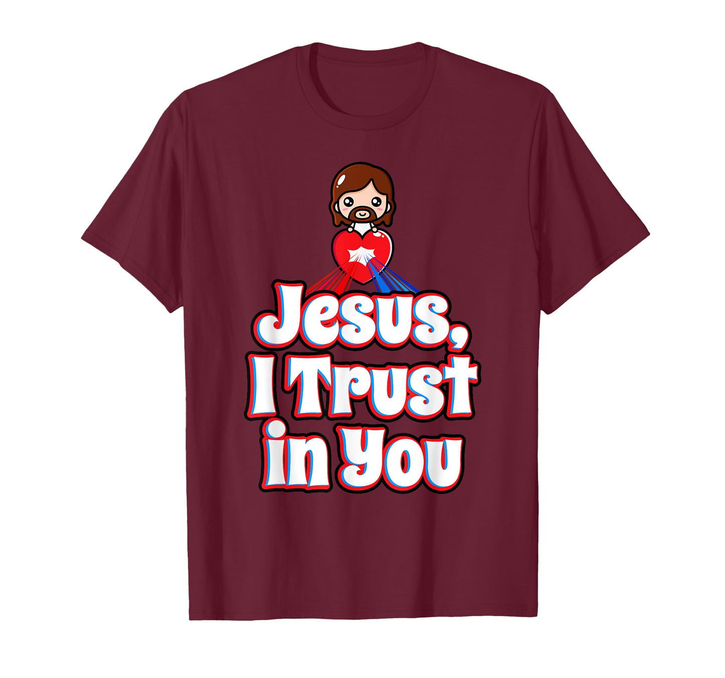 Divine Mercy for Kids Jesus I Trust in You St Faustina Cute T-Shirt