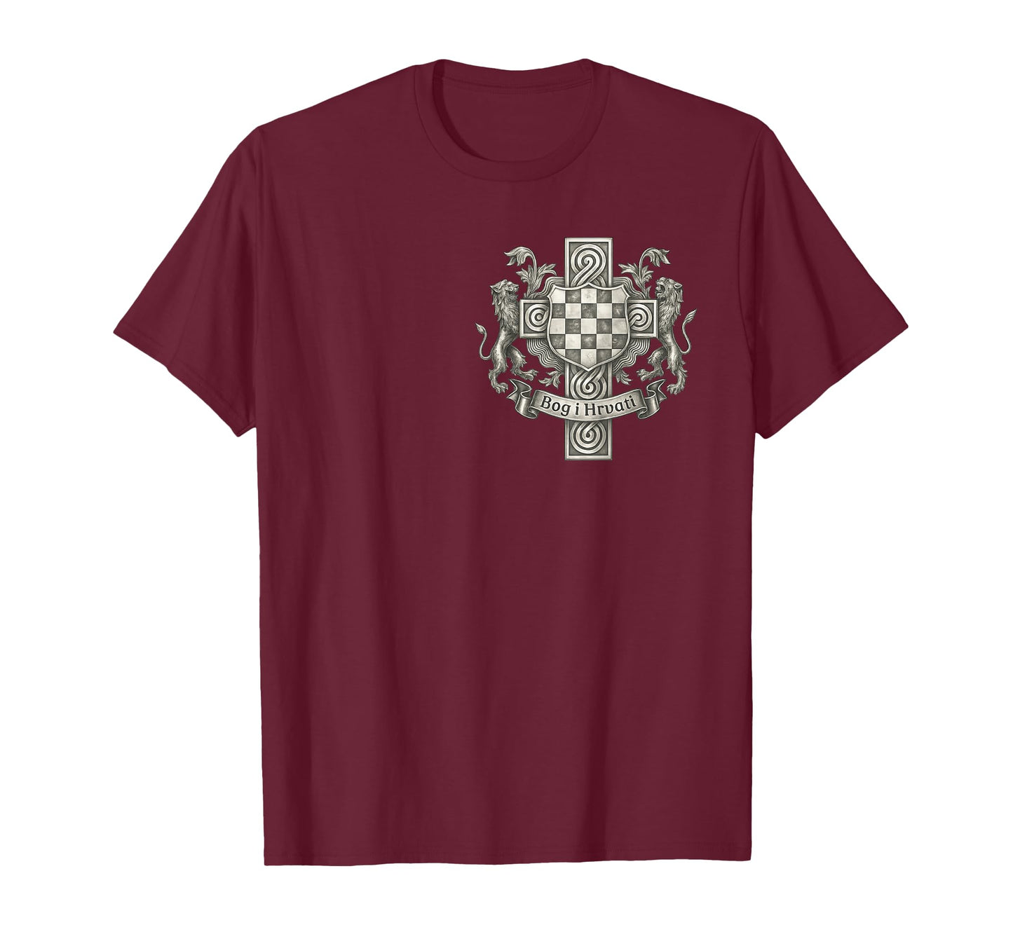 Bog i hrvati: epic Croatia coat of arms with Christ Cross T-Shirt