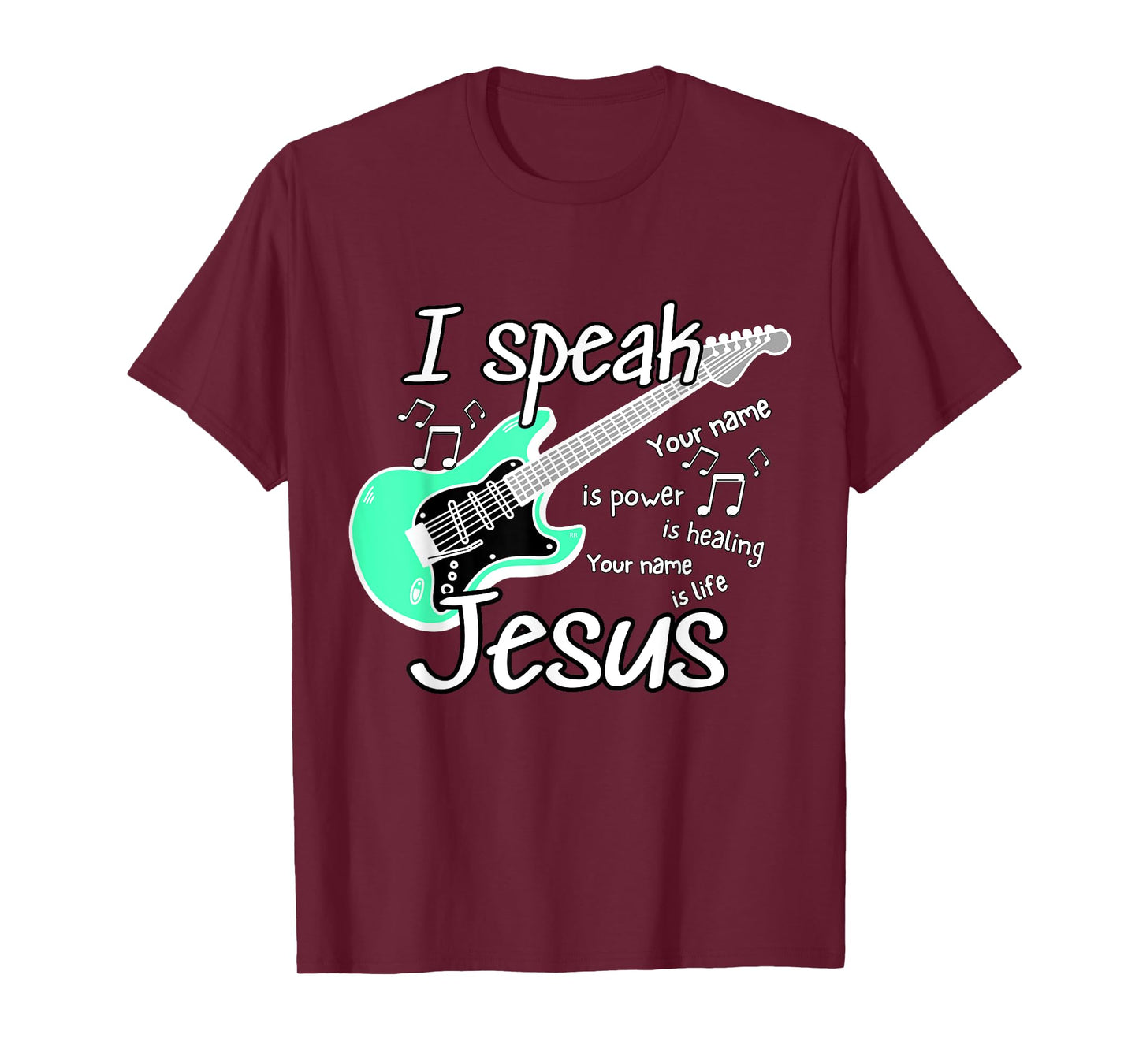 I SPEAK JESUS Christian Worship Song Youth Group T-Shirt