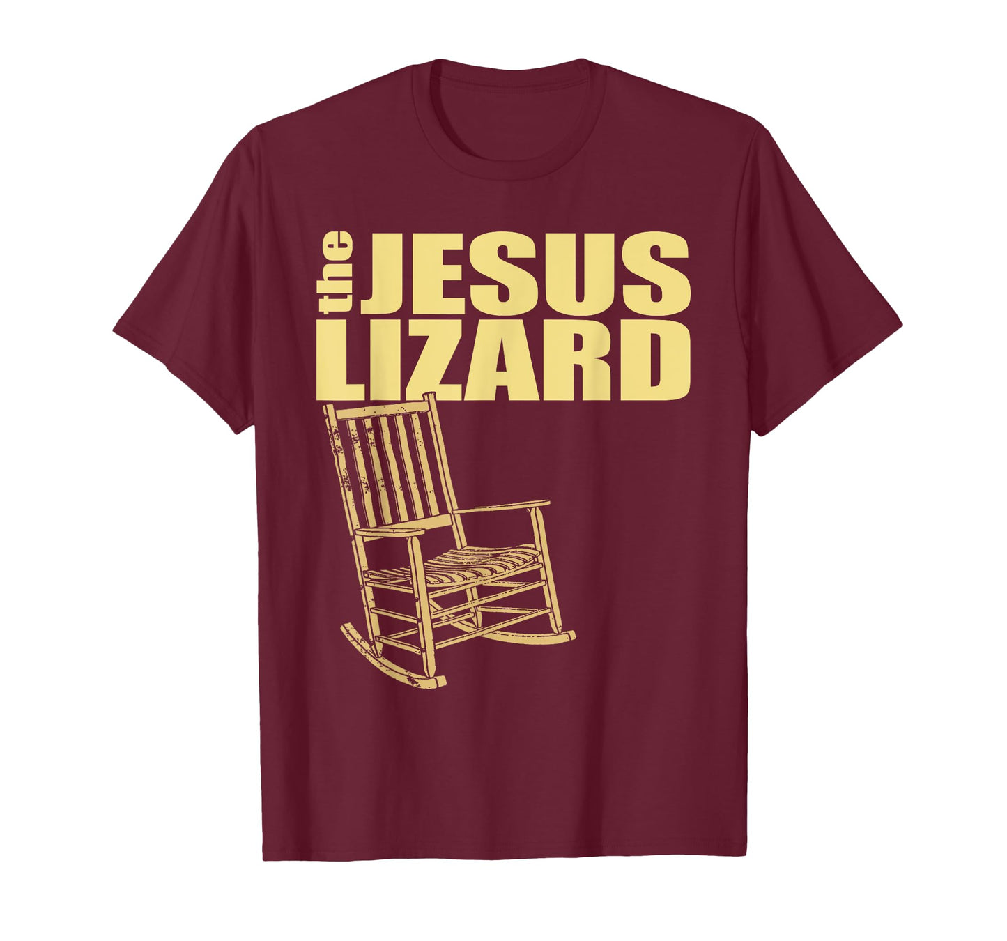 The Jesus Lizard Funny Chair Saying Christian Faith Music T-Shirt