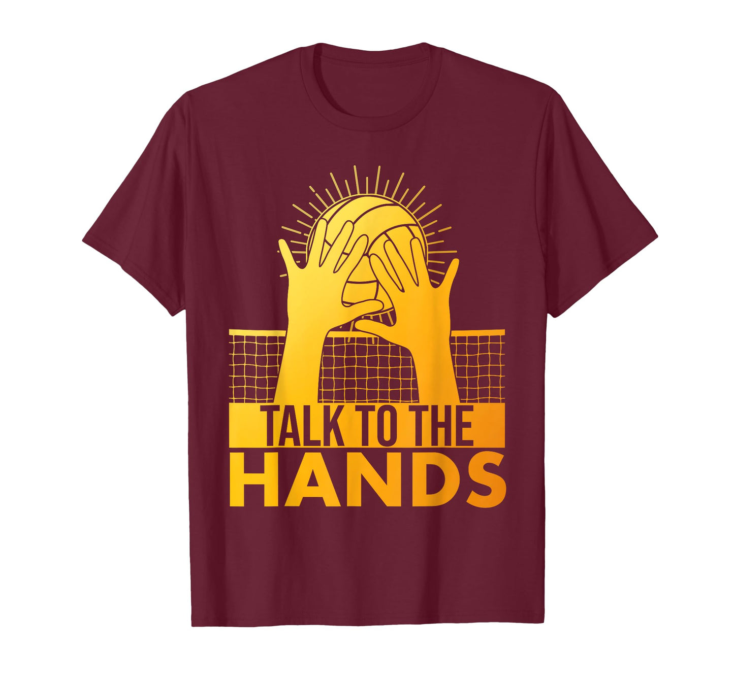 Funny Volleyball Art For Men Women Blocker Volleyball Player T-Shirt