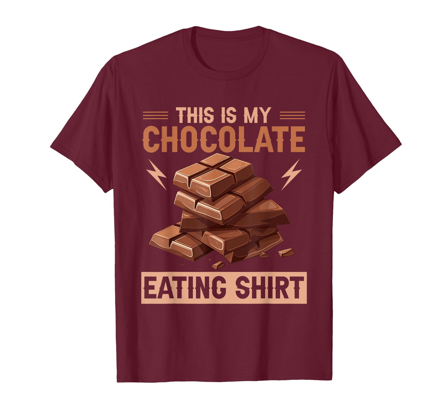 Quote Chocolate Lover Chocolate Milk Chocolate Bars T-Shirt