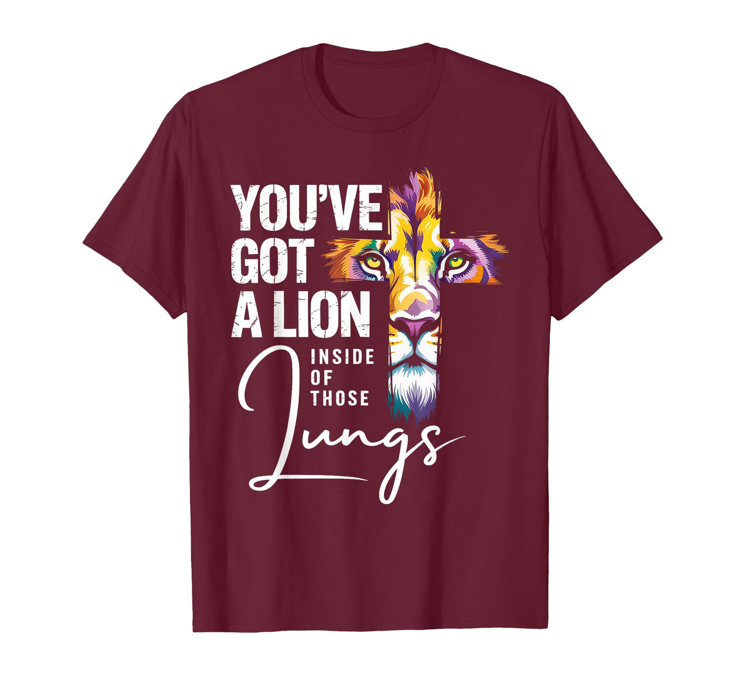 Brandon You Got a Lion Inside of Those Lungs Praise the Lord T-Shirt