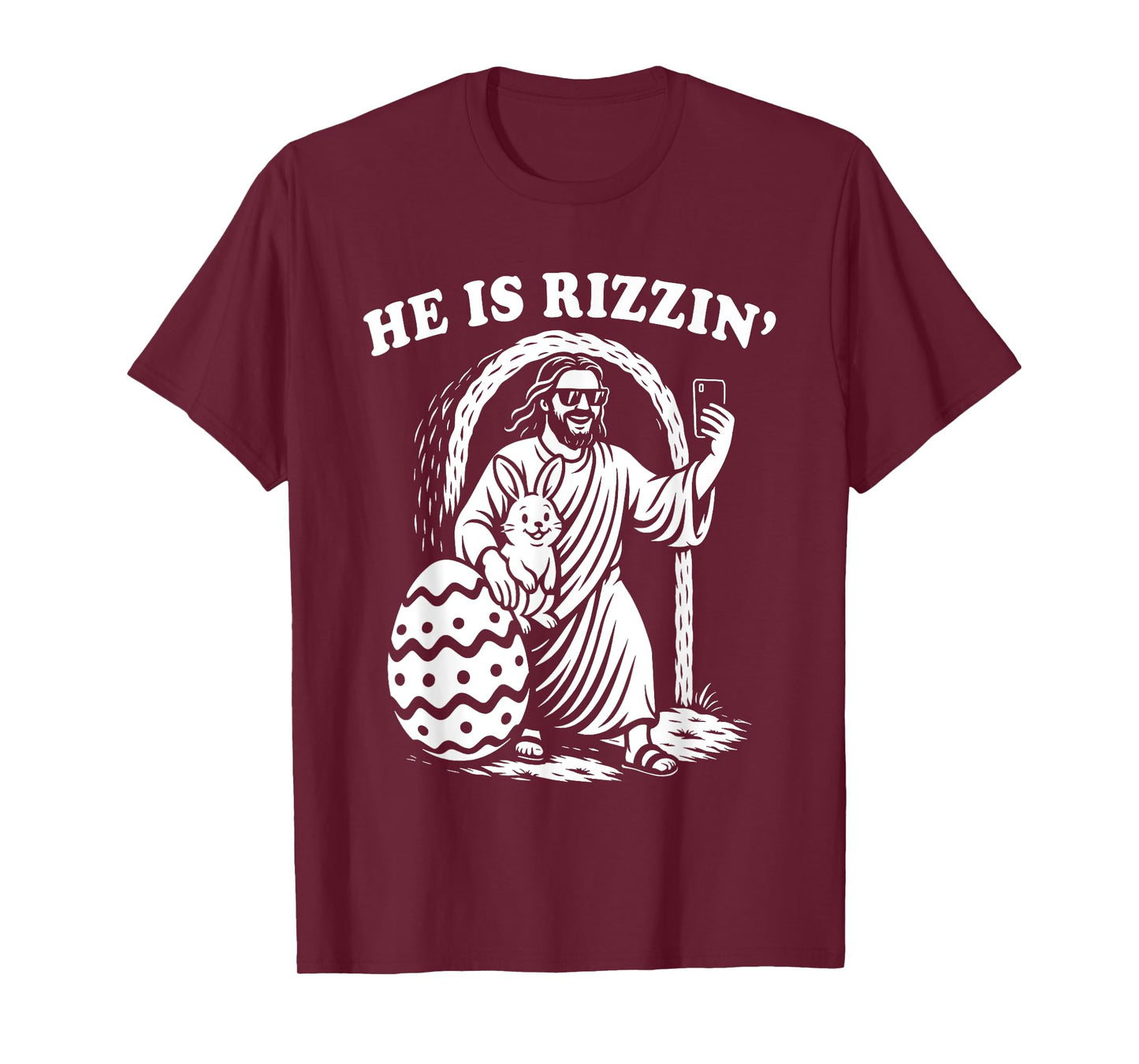 He Is Rizzin Funny Rizz Easter Meme T-Shirt