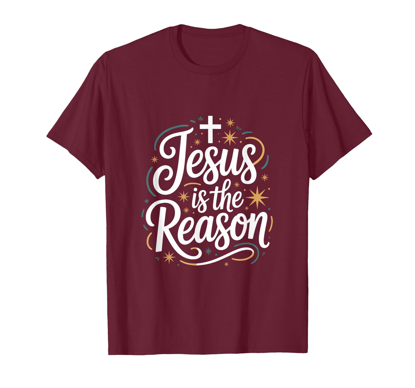 Jesus is The Reason Christian Christmas Faith T-Shirt