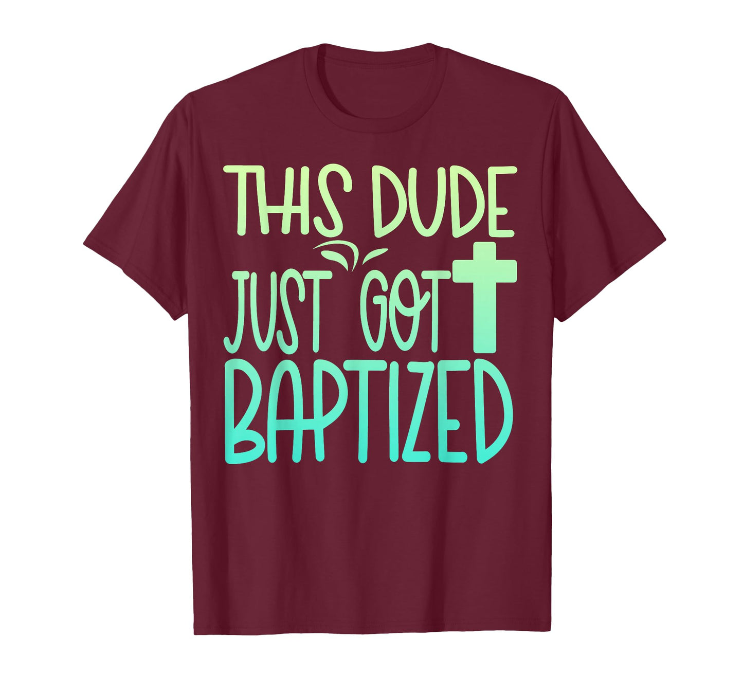 Baptism Kids Boy Dude Baptized Christian 2025 I Decided T-Shirt