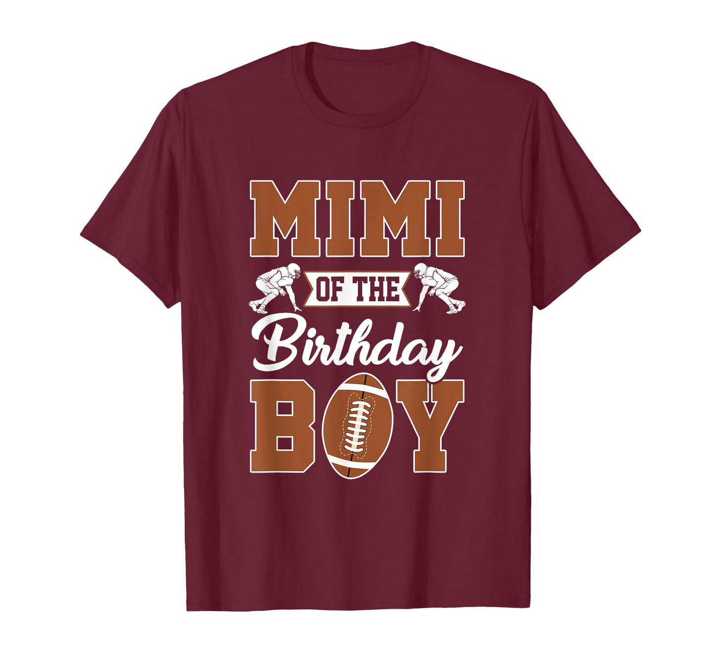 Mimi Of The Birthday Boy Football Party Family Matching T-Shirt