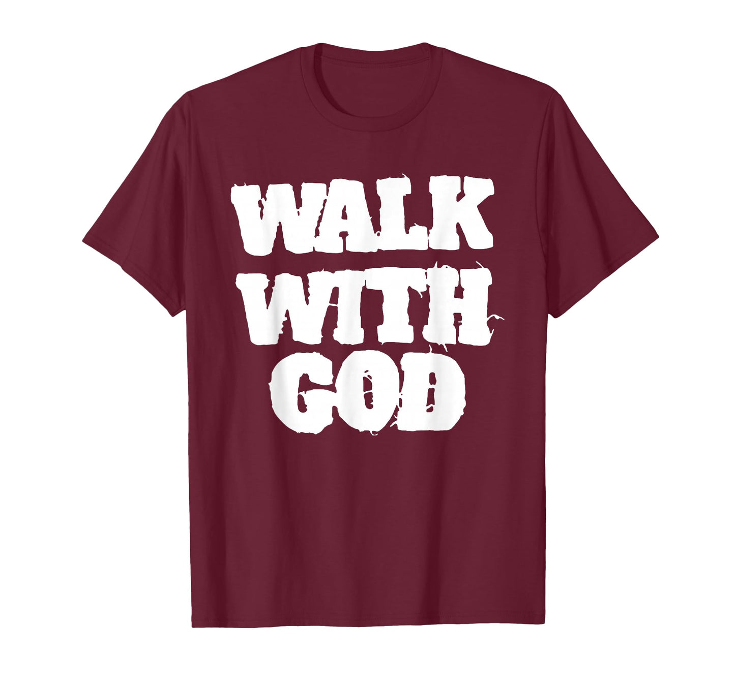 Walk with Jesus God Christian Men Women Saying Quote Funny T-Shirt
