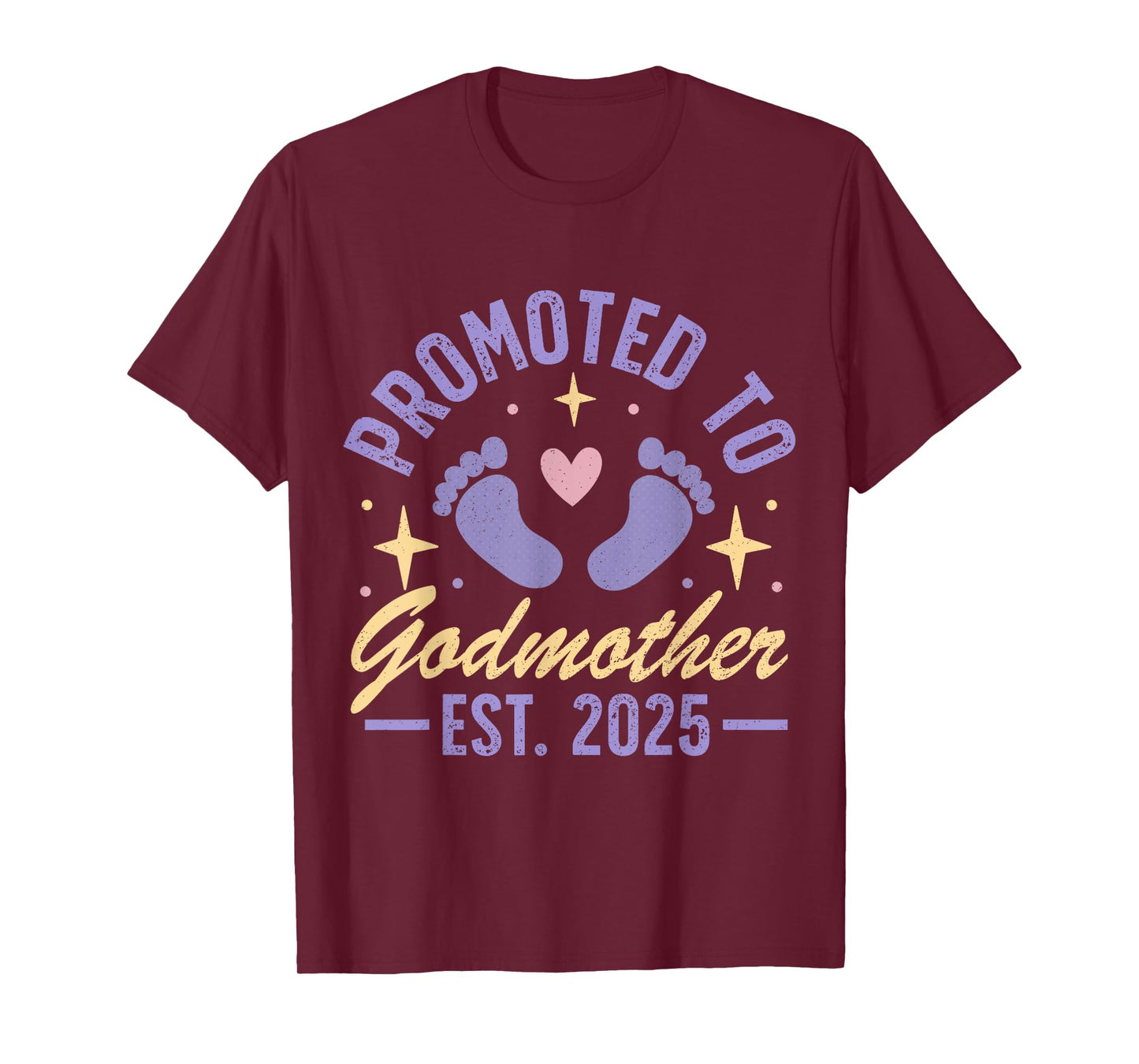Promoted To Godmother 2025 T-Shirt