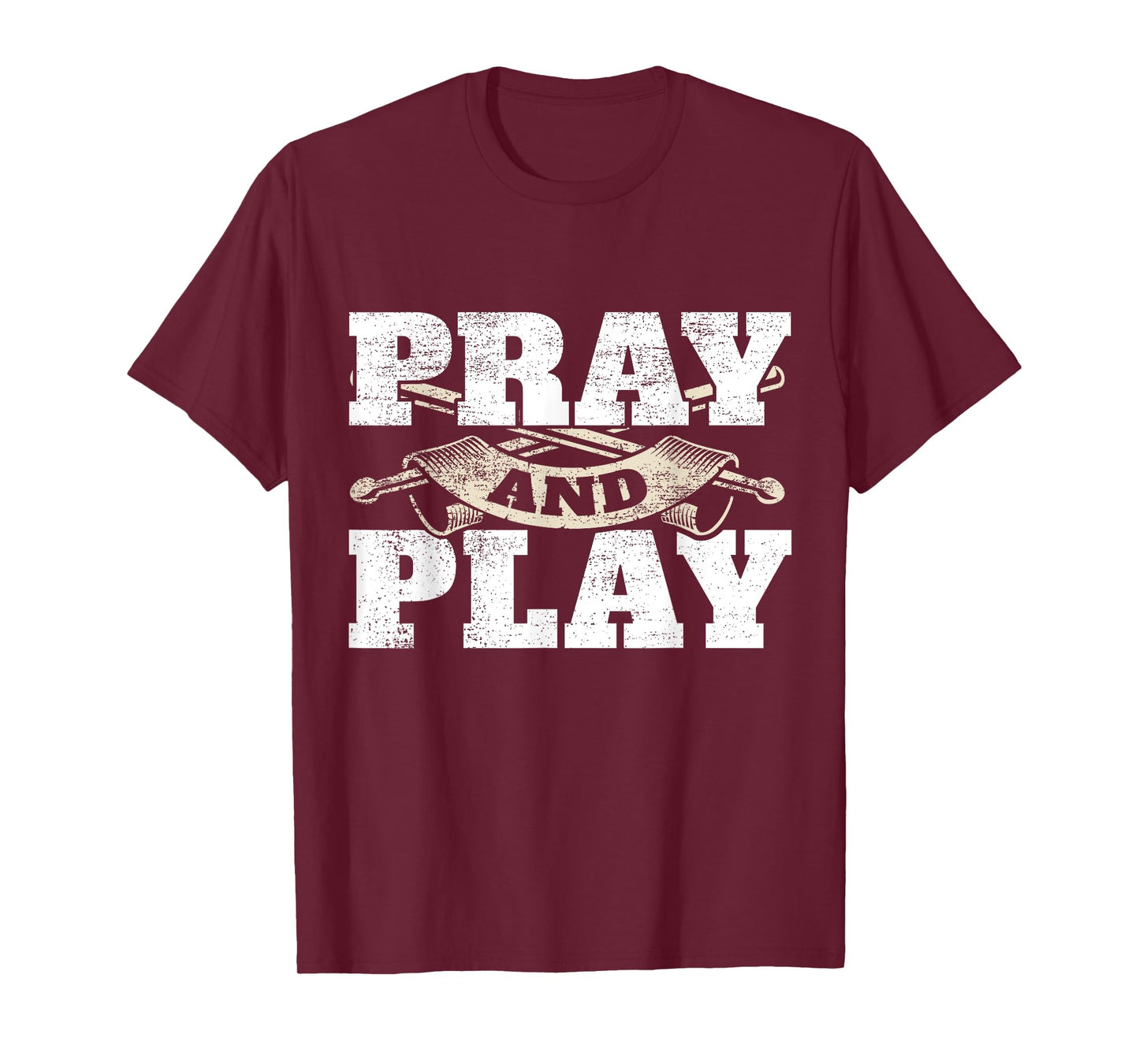 Christian Worship Band Pray & Play Drums Christian Drummer T-Shirt