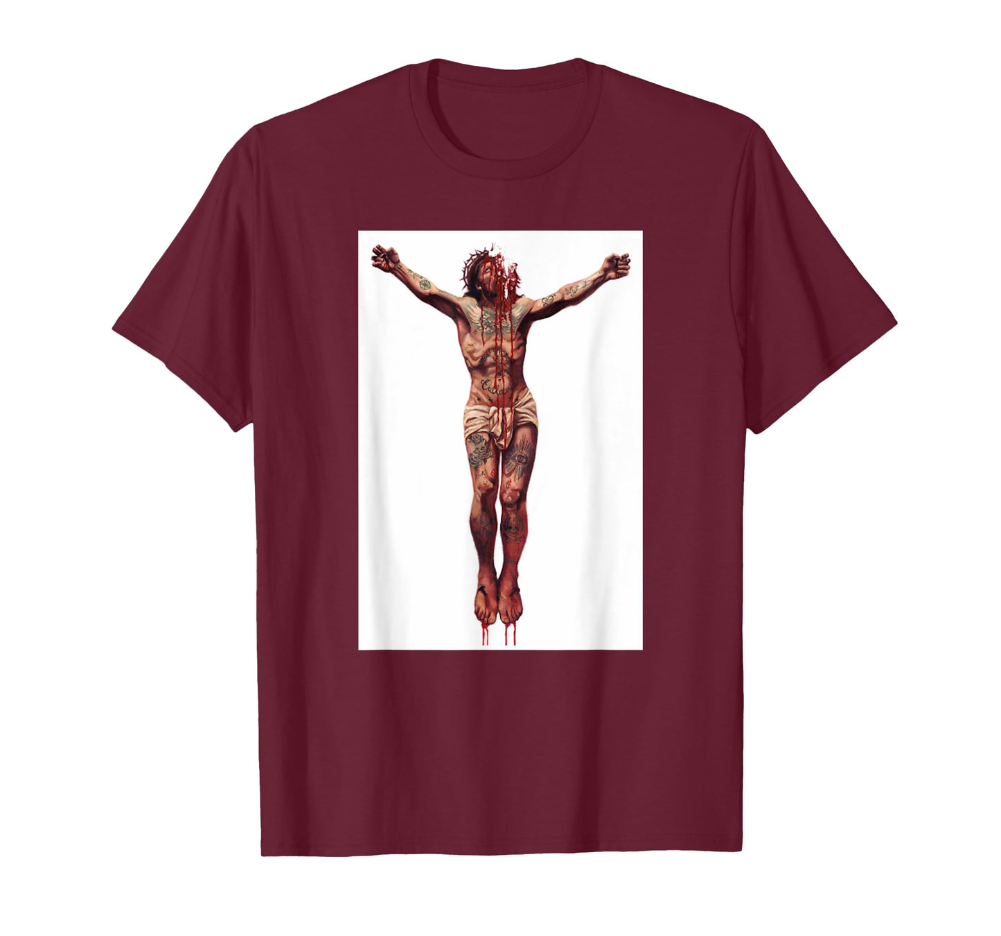 Funny Horror Jesus Christ Crucifixion Christian T-Shirt