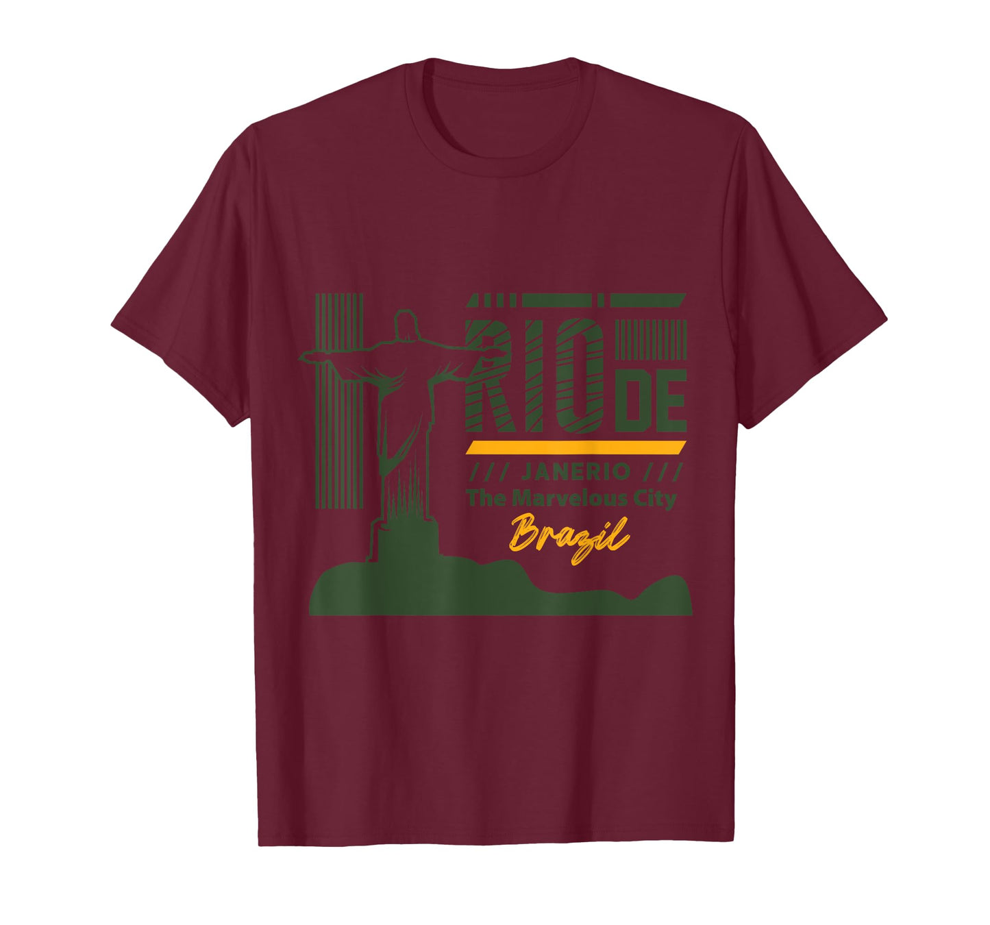 Christ the Redeemer from Rio de Janeiro in Brazil City T-Shirt
