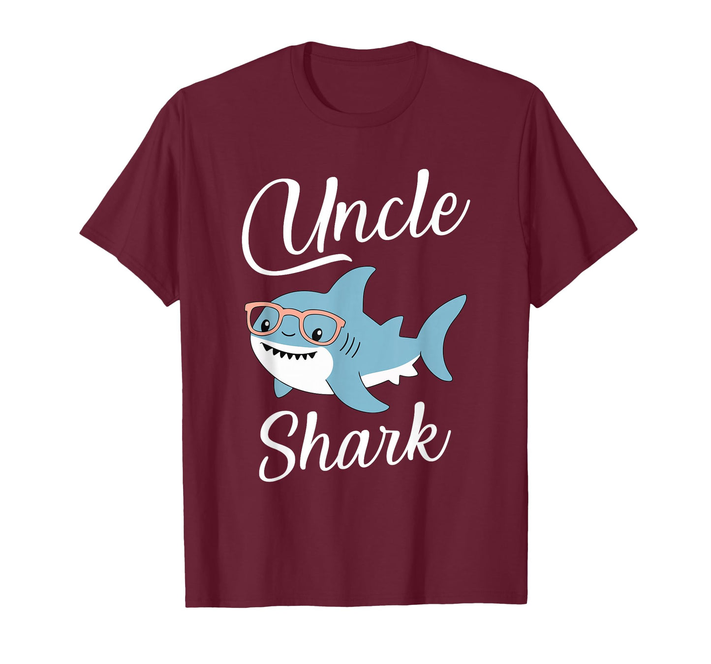 Uncle Shark Funny Matching Family Grandpa T-Shirt
