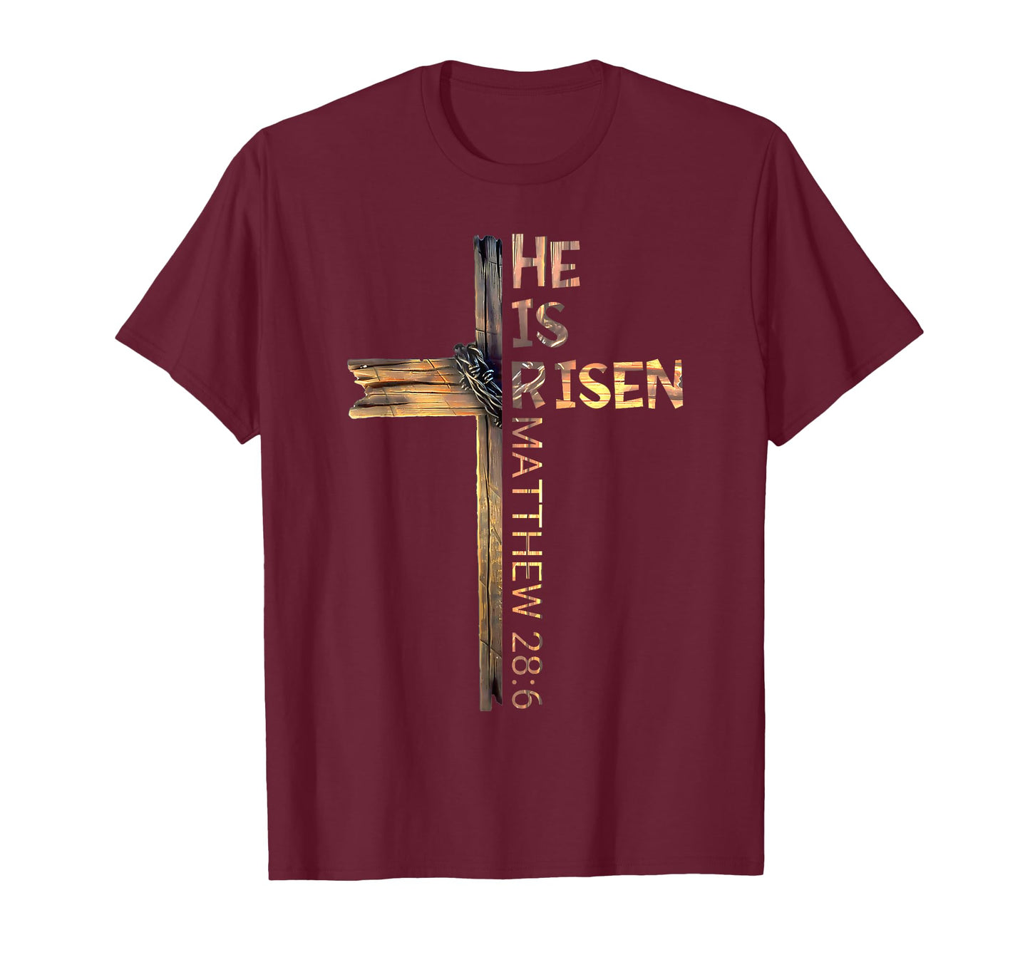 Easter Christian He Is Risen Sun Resurrection Men Women Kids T-Shirt