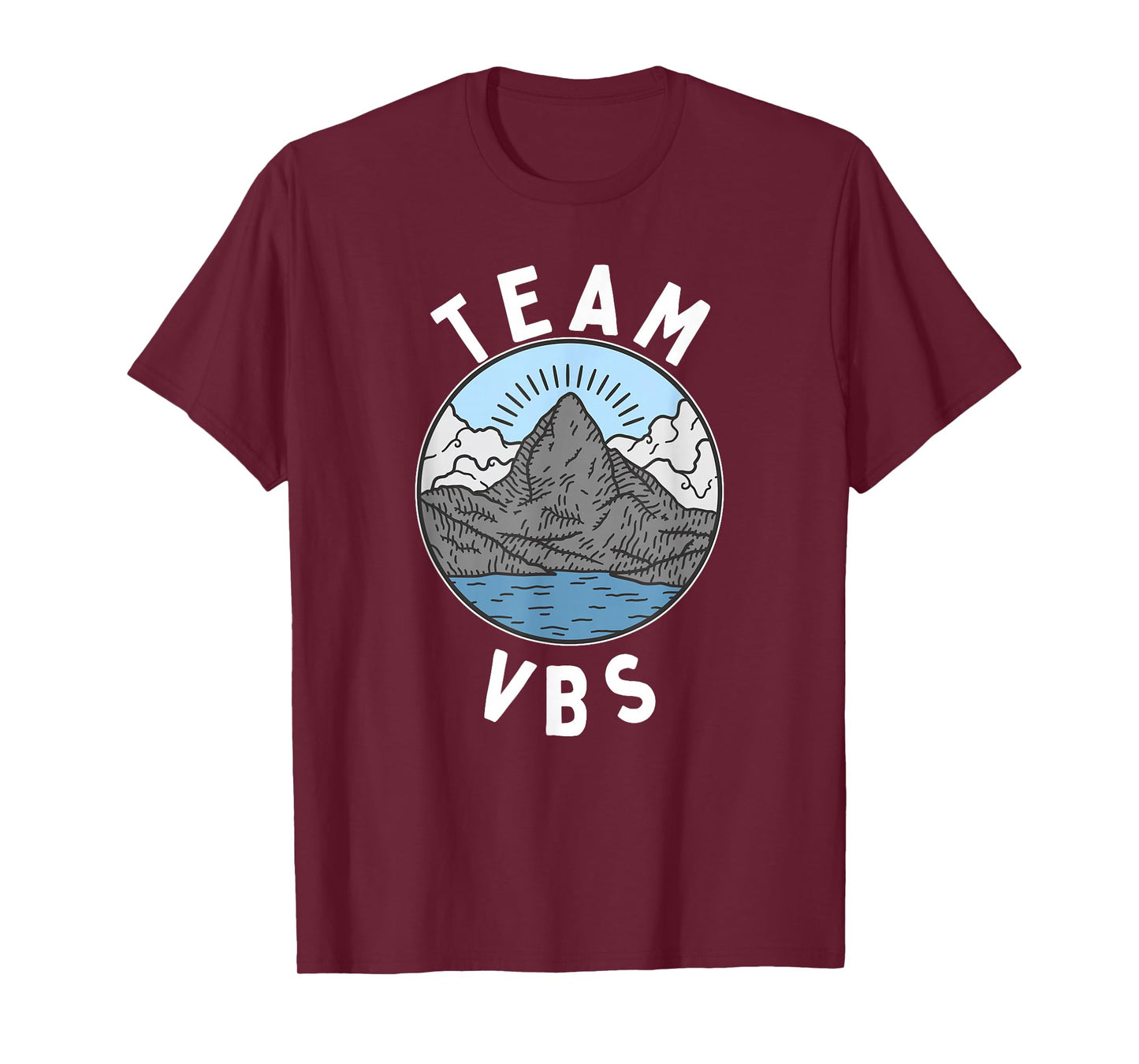 I Love VBS 2024 Team Vacation Bible School Lake Mountain T-Shirt
