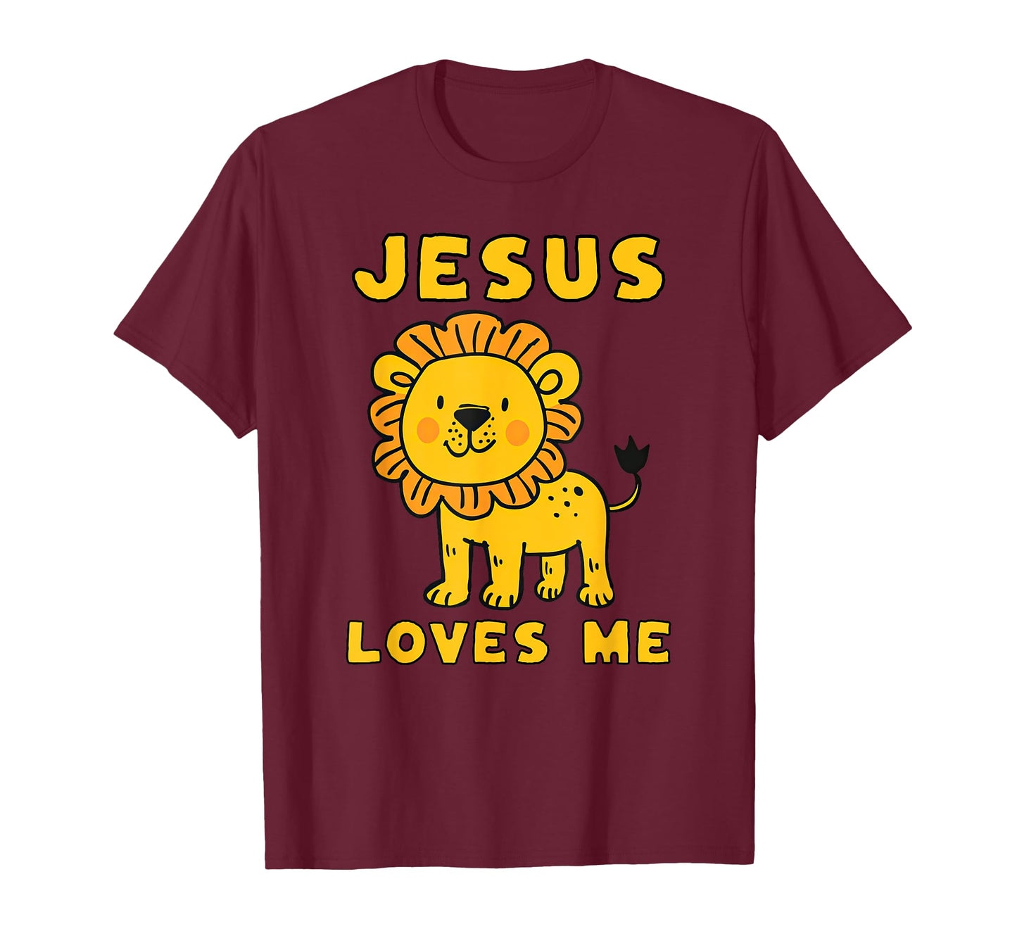 Jesus Loves Me Cute Lion Christian T-Shirt