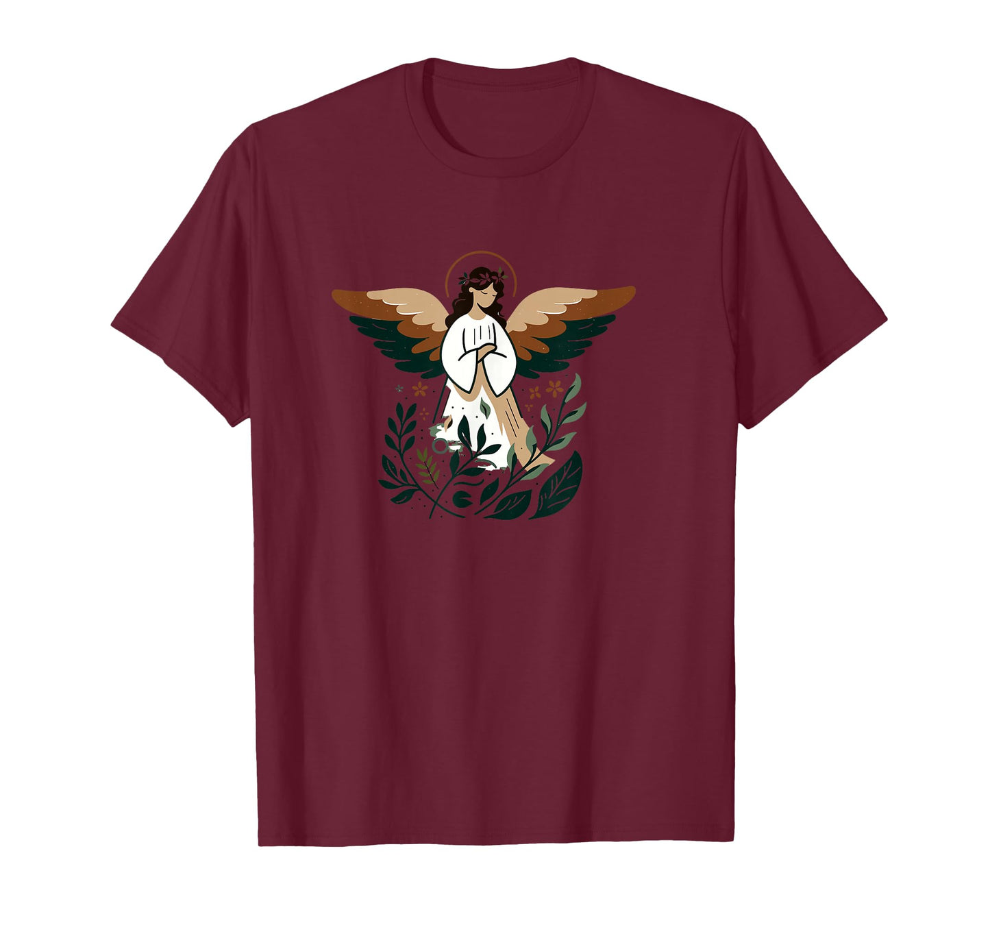 Minimalist Angel Nature Elements Spiritual Symbol T-Shirt