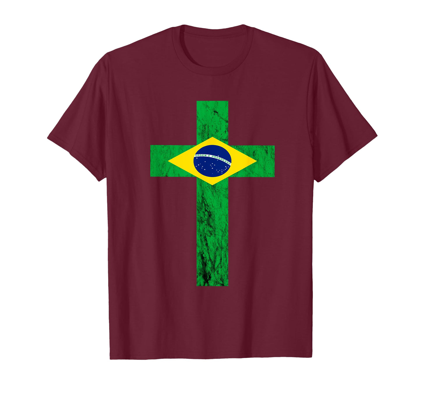 Brazil Jesus Cross Brazileiro Christian T-Shirt
