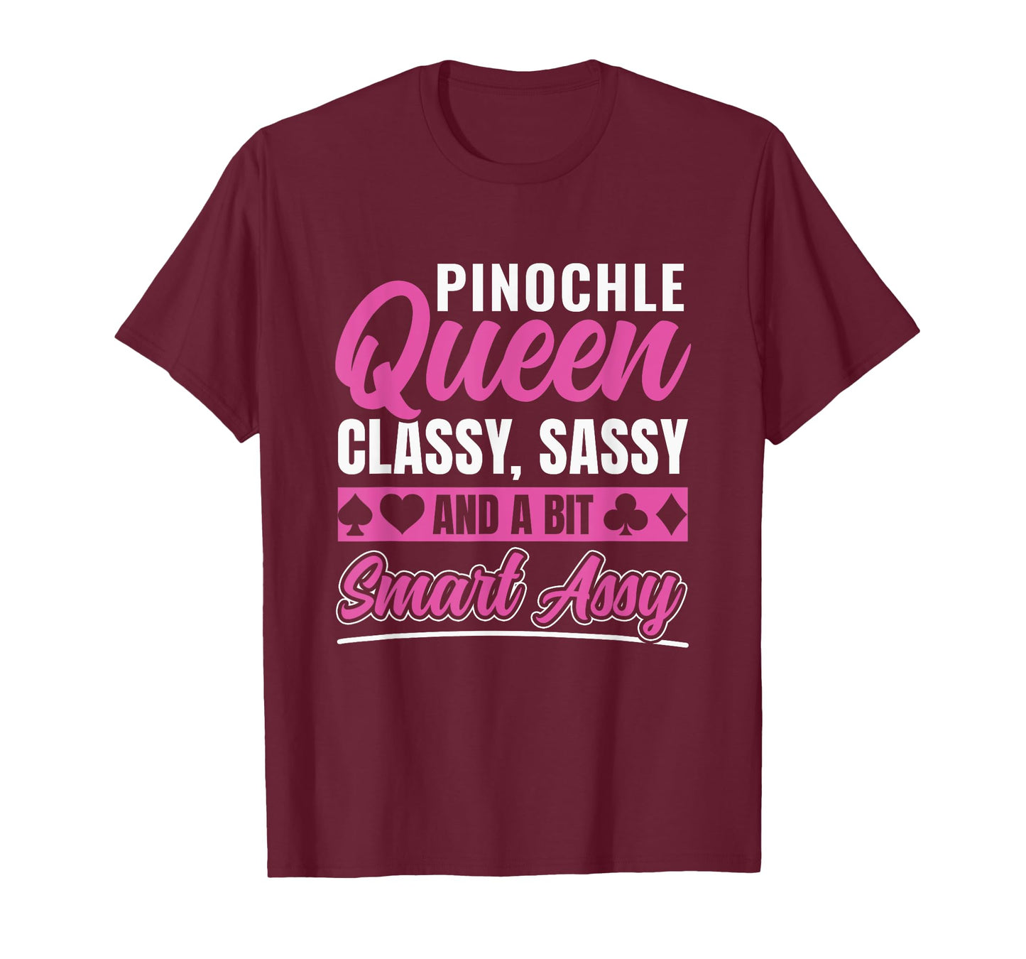 Womens Pinochle Queen Funny Pinochle Player T-Shirt