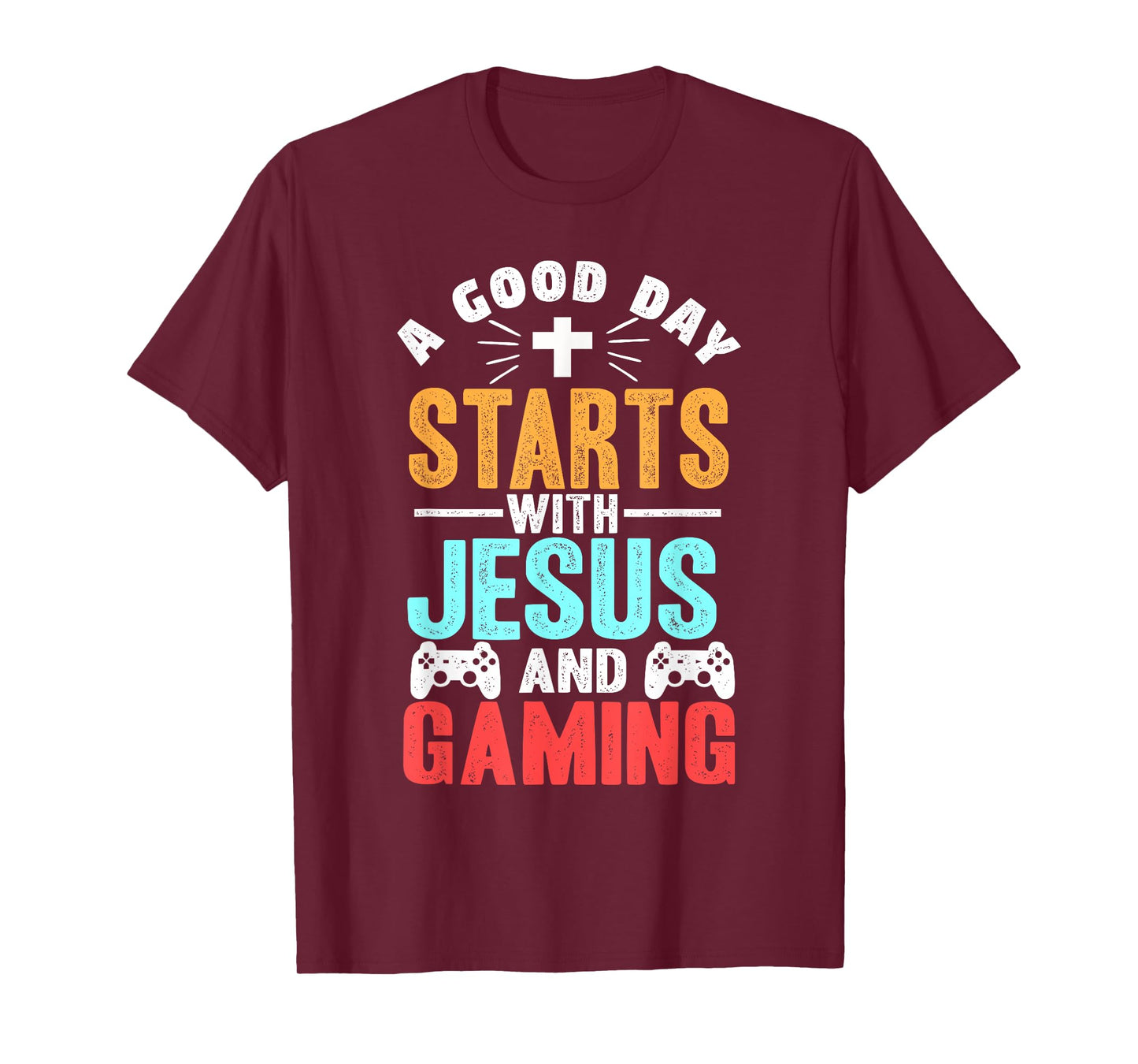 Funny Christian Jesus Gaming Gift for Christian Gamer T-Shirt