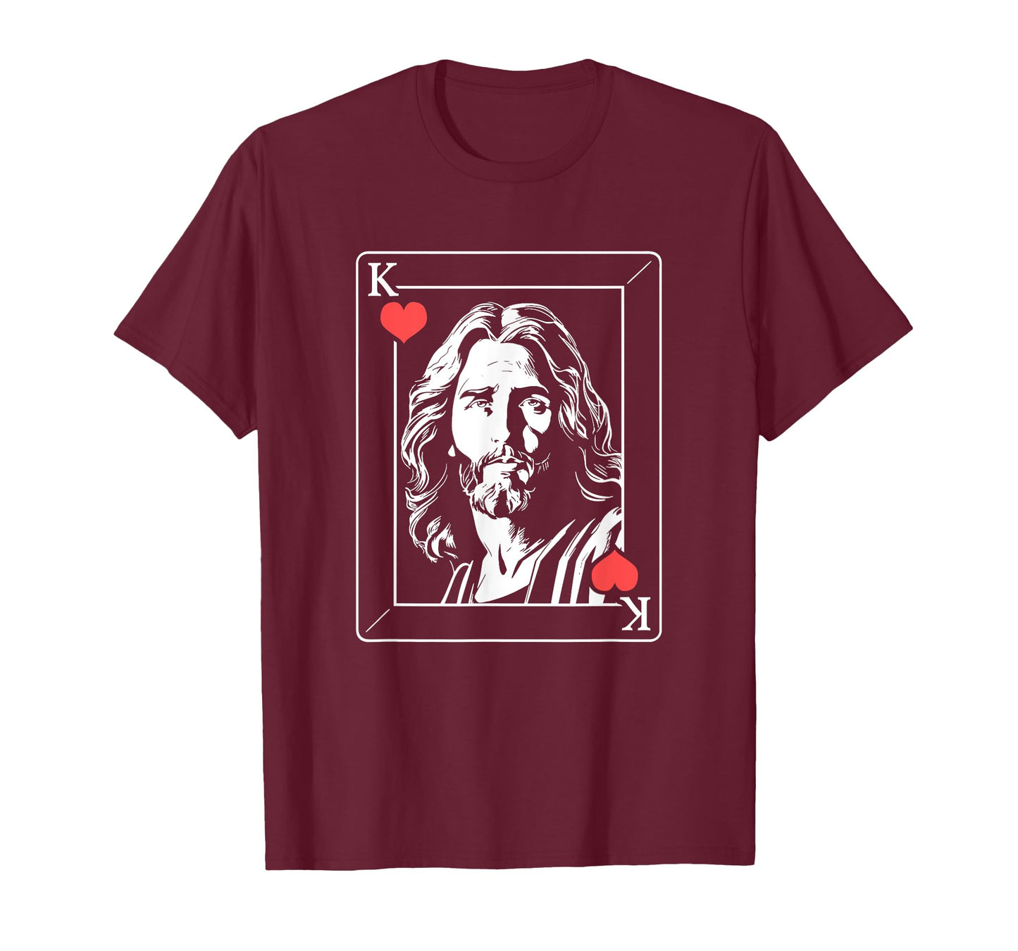 Jesus Christ - Jesus King Of Hearts T-Shirt