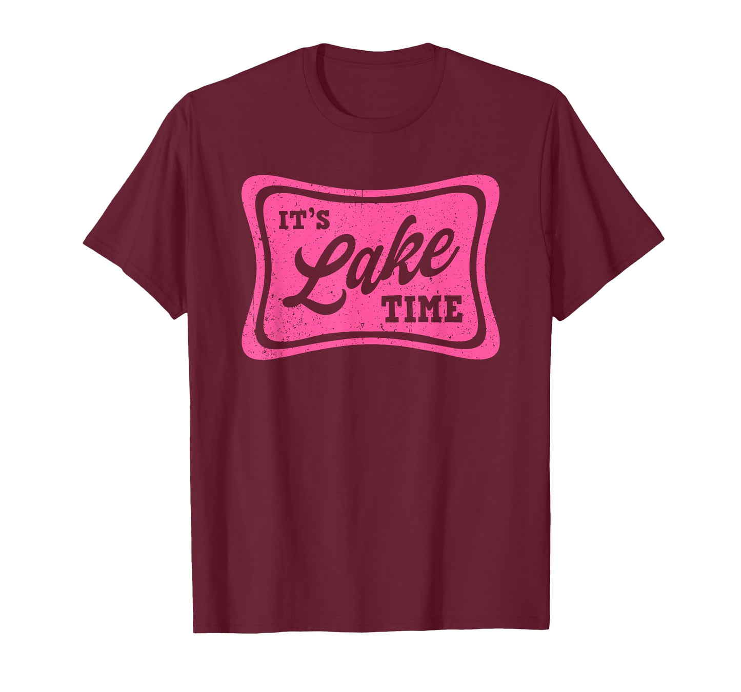 It's Lake Time, Retro Lake Life, Summer Lake Days Vacation T-Shirt