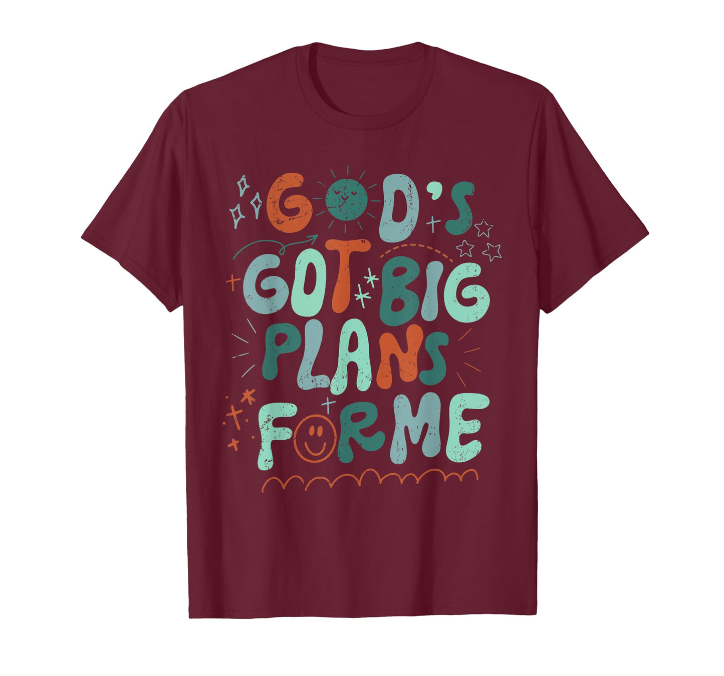God's Got Big Plans For Me Religious Christian Prayer Gifts T-Shirt